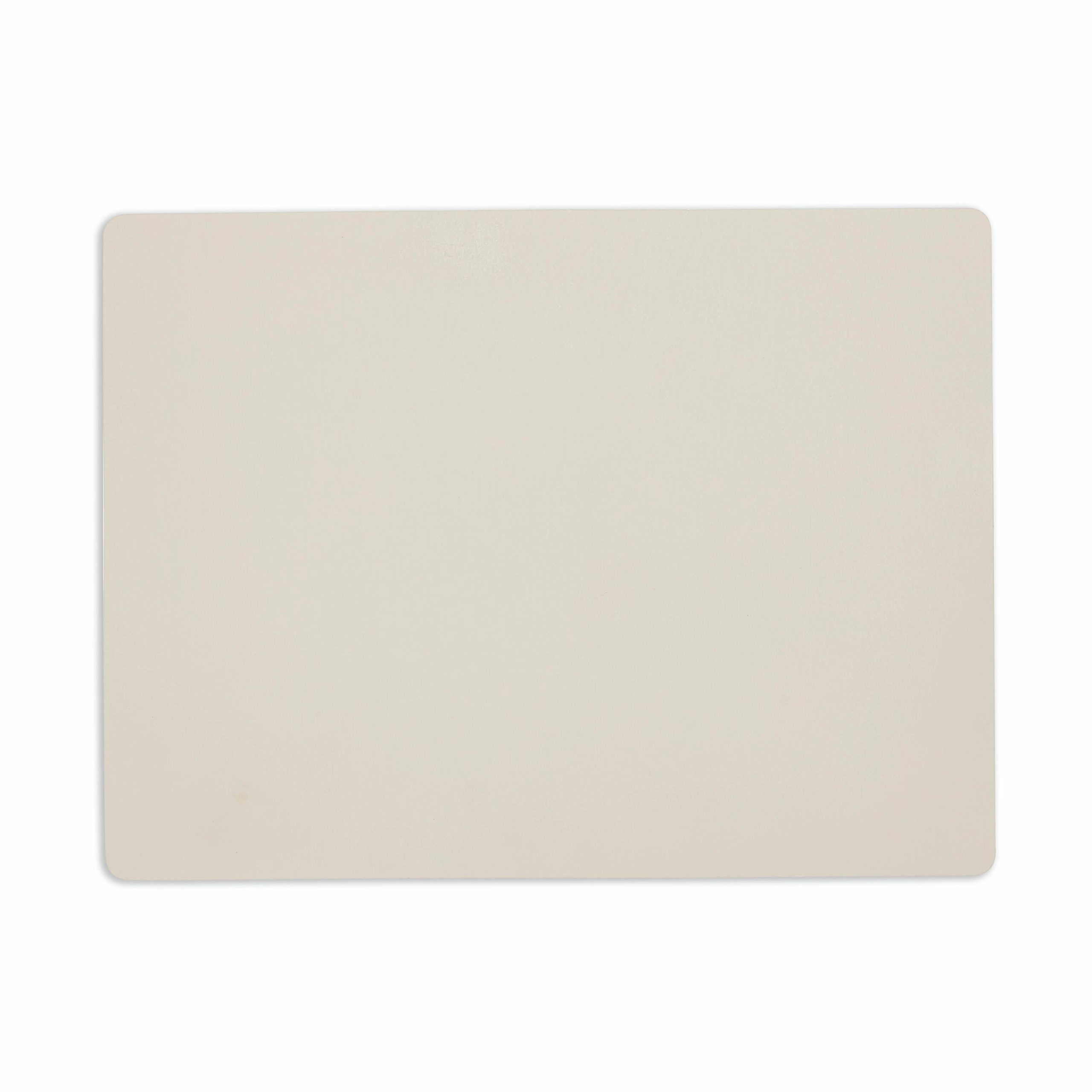 Dual-Sided Recycled Leather Placemat - Yellow/ Light Grey - Image 5