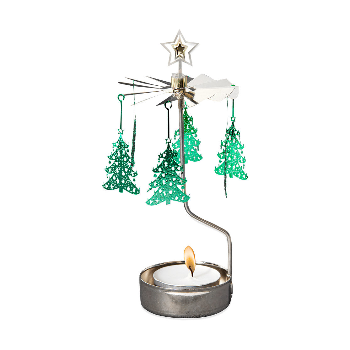 Rotating Tree Candle Holder