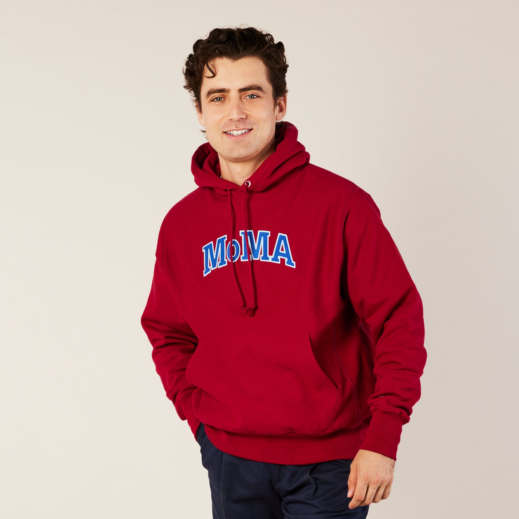 Champion Hoodie - MoMA Edition - Cardinal Red - Image 2