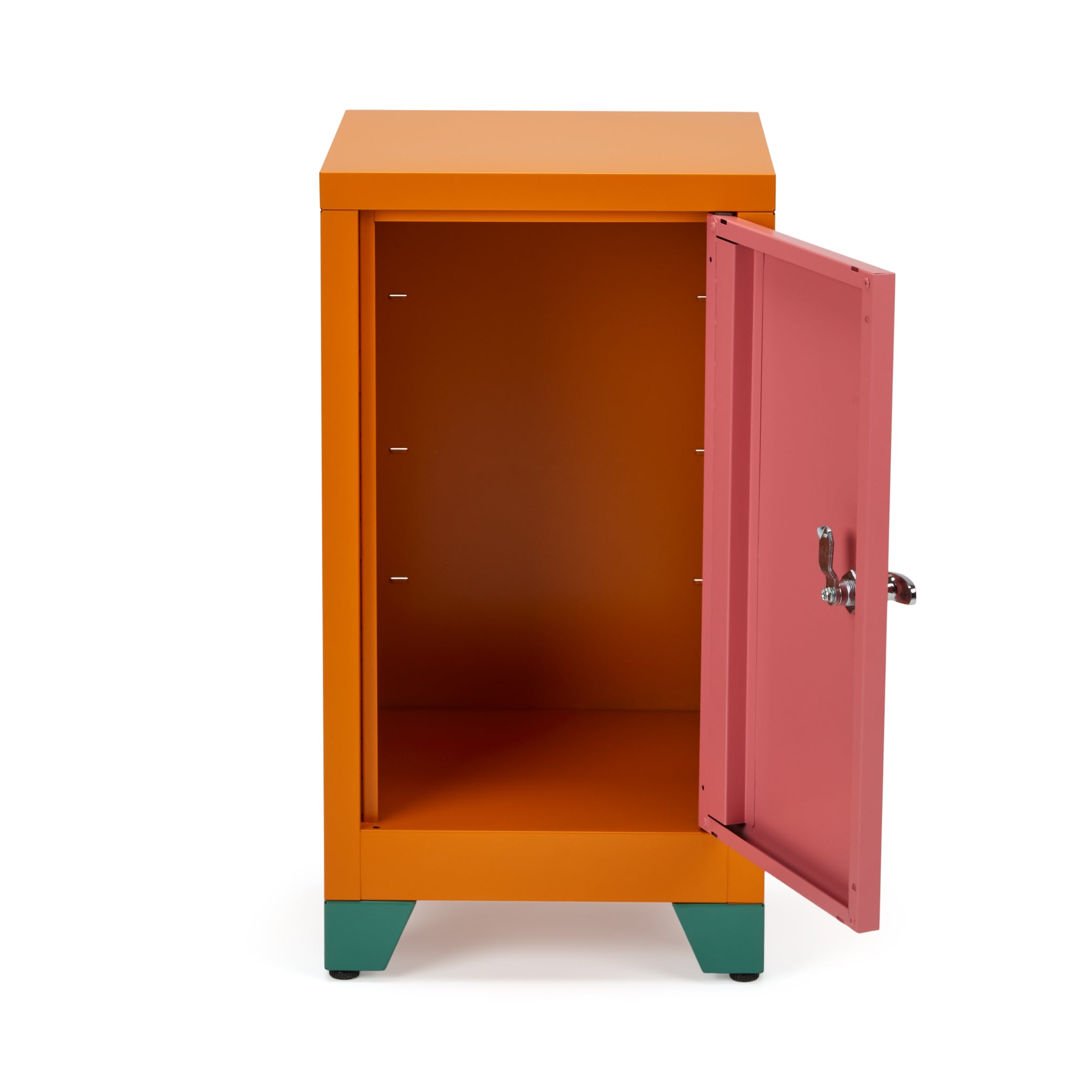 Metal Locker & Side Table - Pink - Image 4
