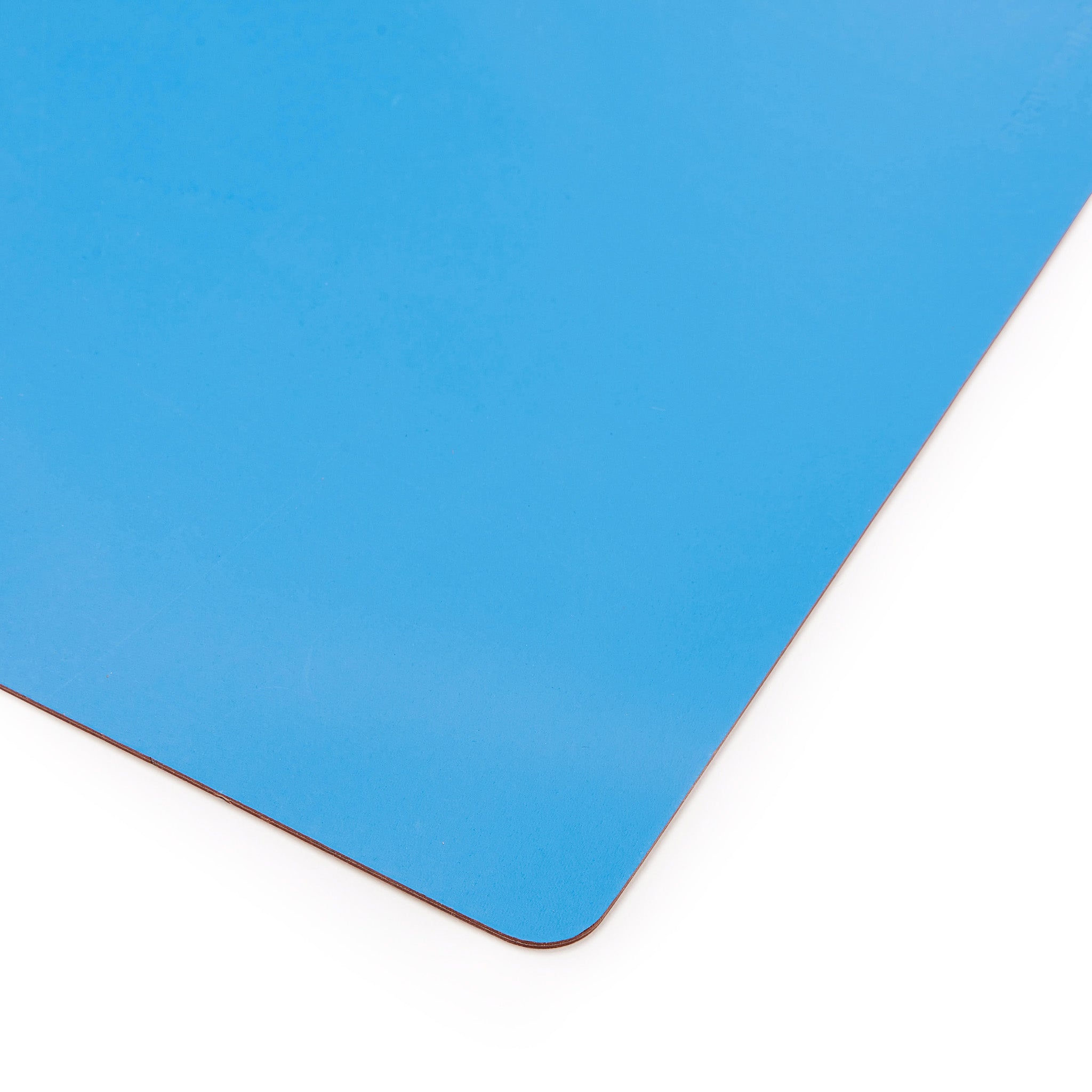 Dual-Sided Recycled Leather Placemat - Blue/ Light Pink - Image 5
