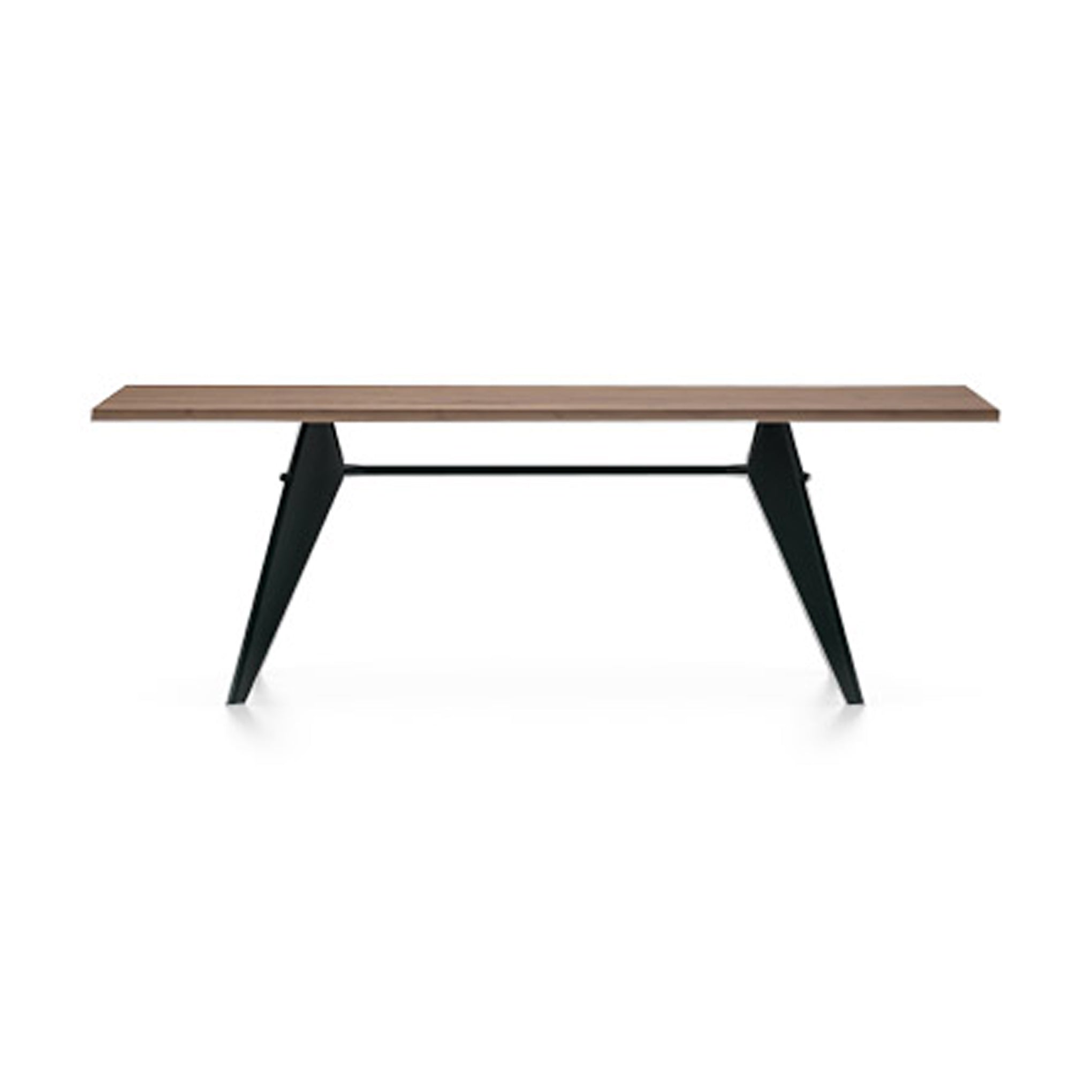 Jean Prouvé EM Table from Vitra - Walnut/ Deep Black