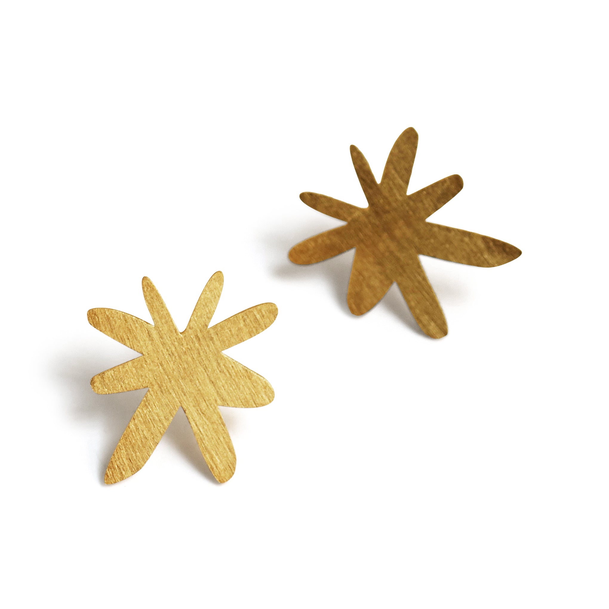 Joan Miró Gold-Plated Star Earrings - Image 3