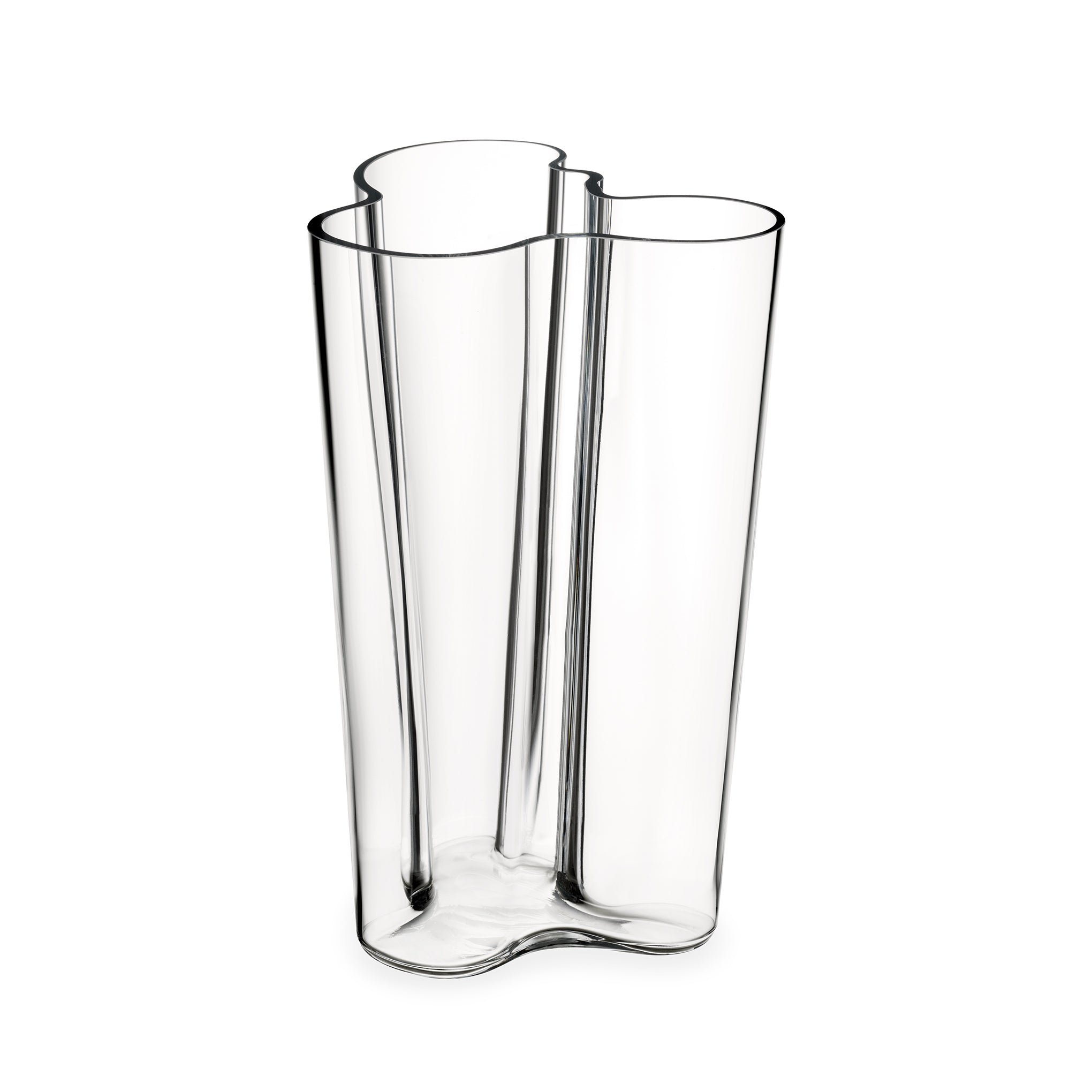 Iittala Alvar Aalto Glass Vase - 9.8h