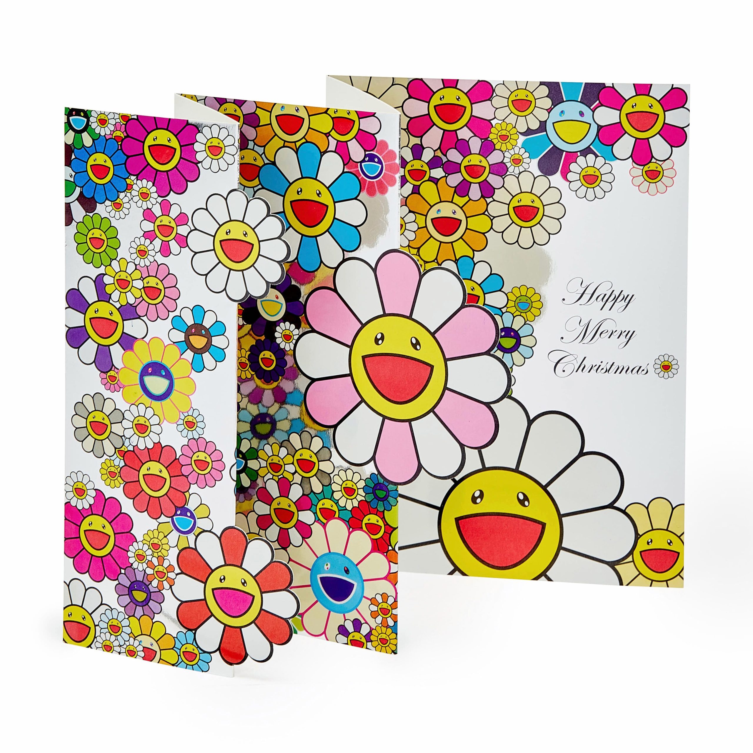 Takashi Murakami Christmas Flowers Holiday Cards - Set of 12 - Image 3
