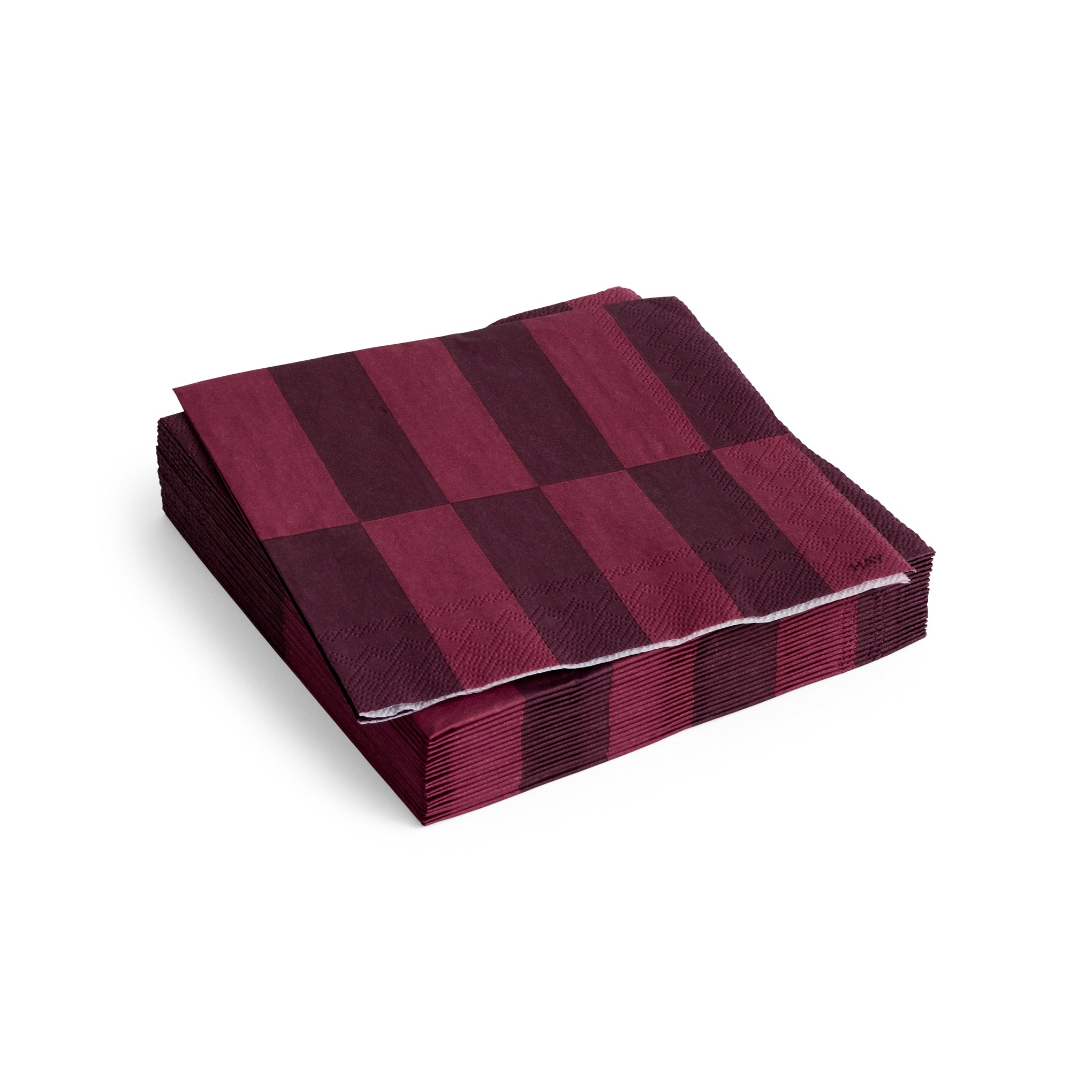 HAY Pattern Napkin - Set of 20 - Bordeaux/ Wine