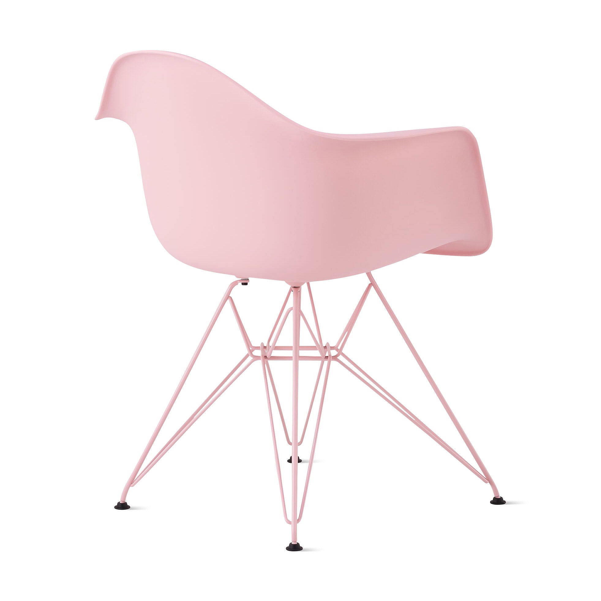 Herman Miller x HAY Eames Molded Recycled Plastic Armchair - Powder Pink - Image 5