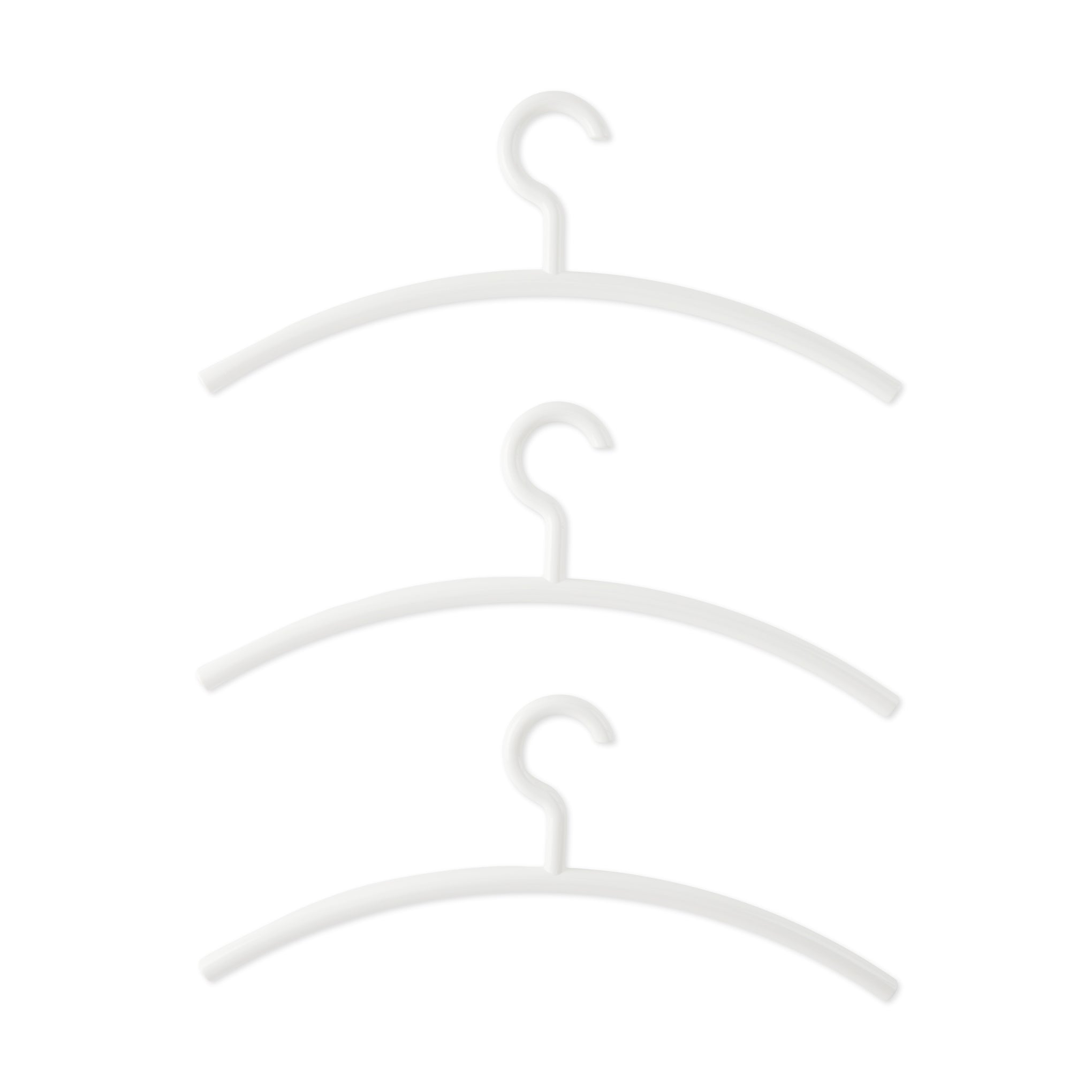 Hewi Coat Hanger - Set of 3 - White