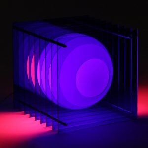 Lớp Layers Table Lamp - Blue/ Pink