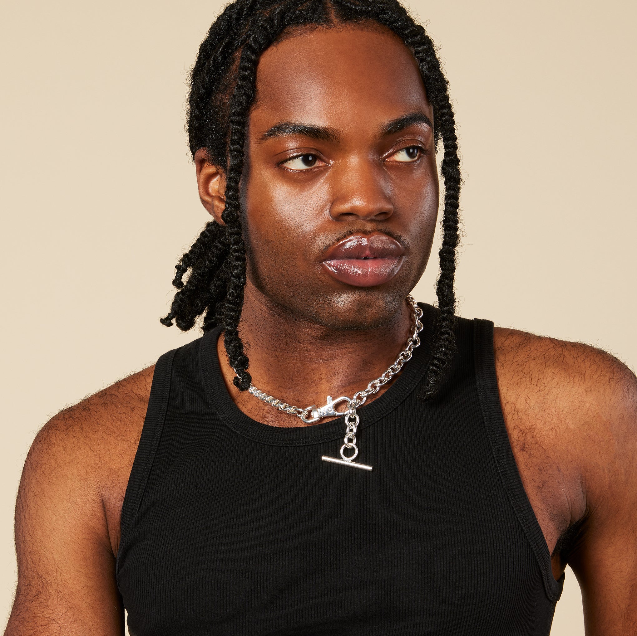 Martine Ali Silver Aris Boxer Necklace - Image 3