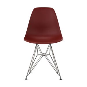 Eames® Molded Recycled Plastic Side Chair - Brick Red
