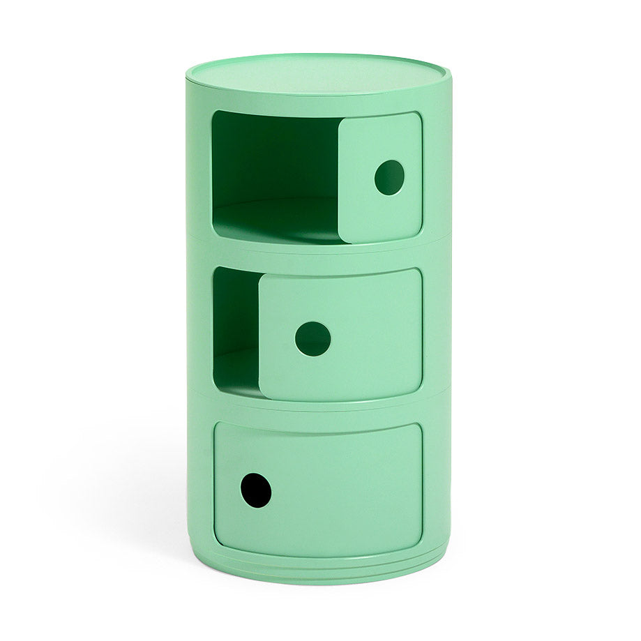 Kartell Bio Componibili 3 Tier Storage - Green - Image 3