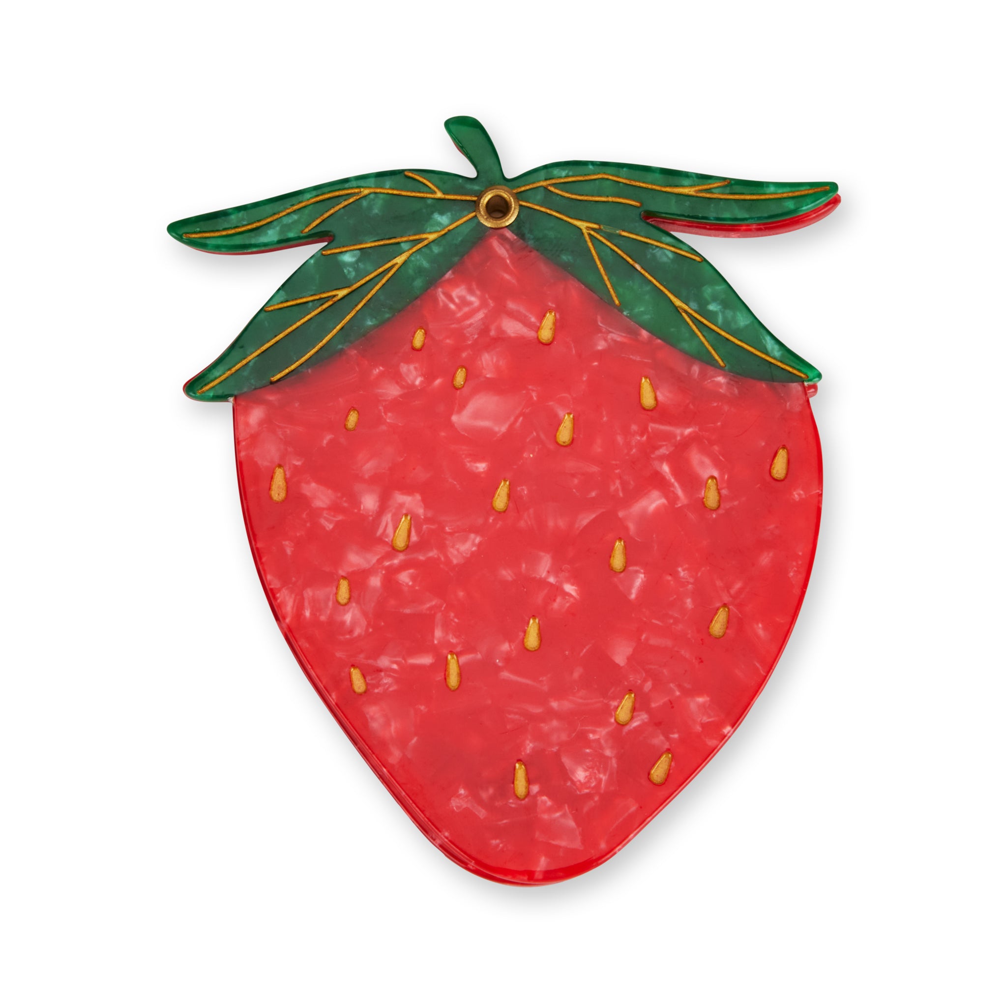 Solar Eclipse Compact Mirror - Strawberry - Image 3