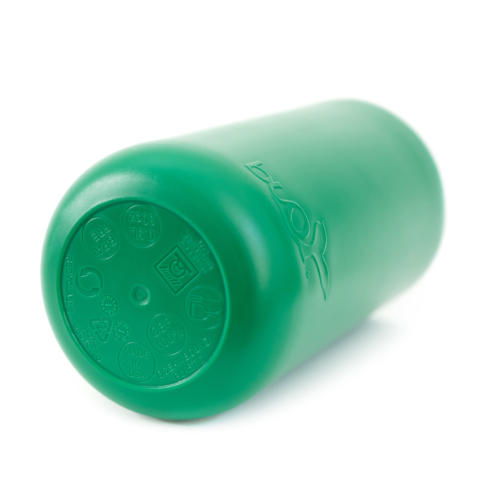 Buoy Recycled Ocean Plastic Water Bottle - Green/ Blue - Image 3