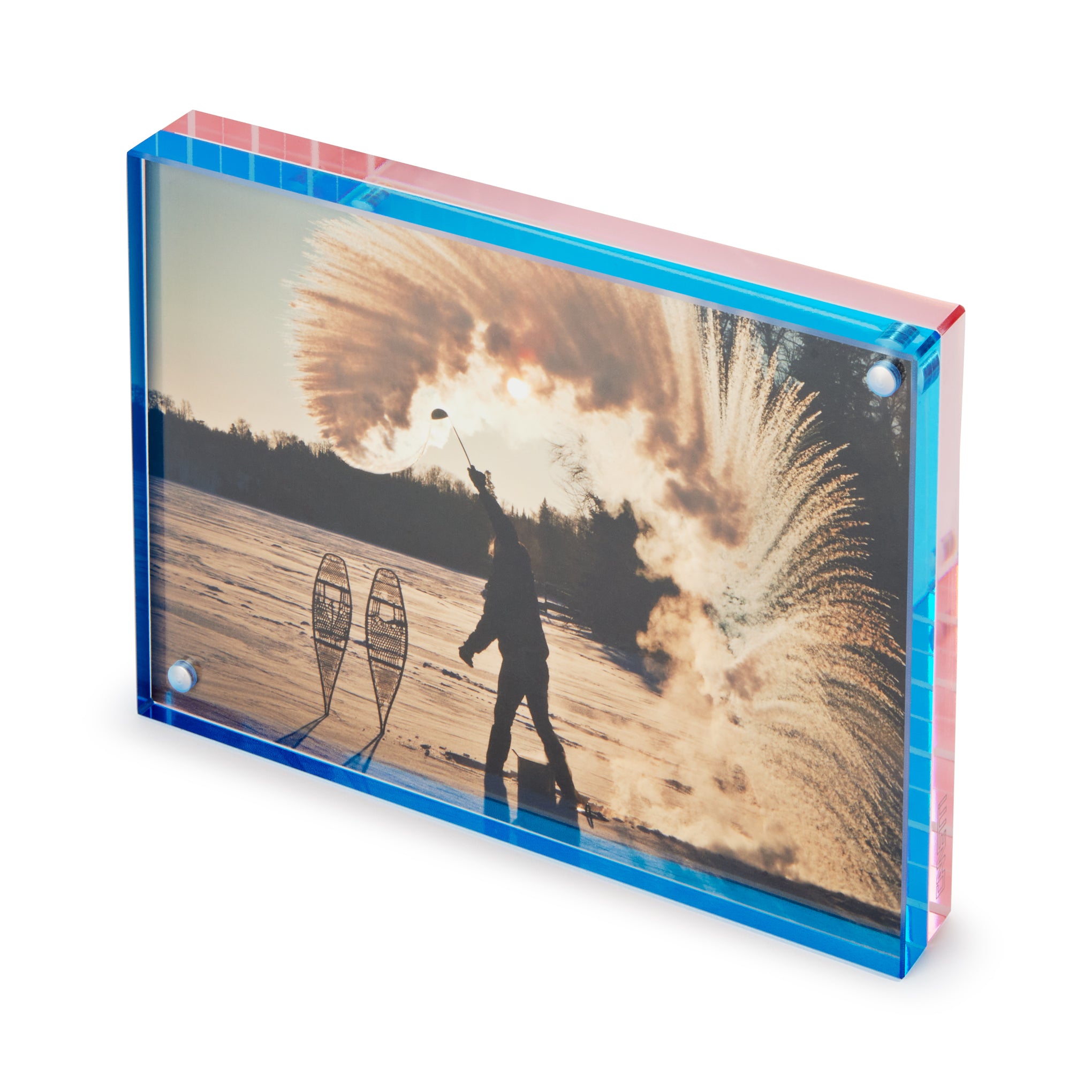 Nicolai Canetti Dual-Color Magnetic Picture Frame - Blue/Pink - Image 3