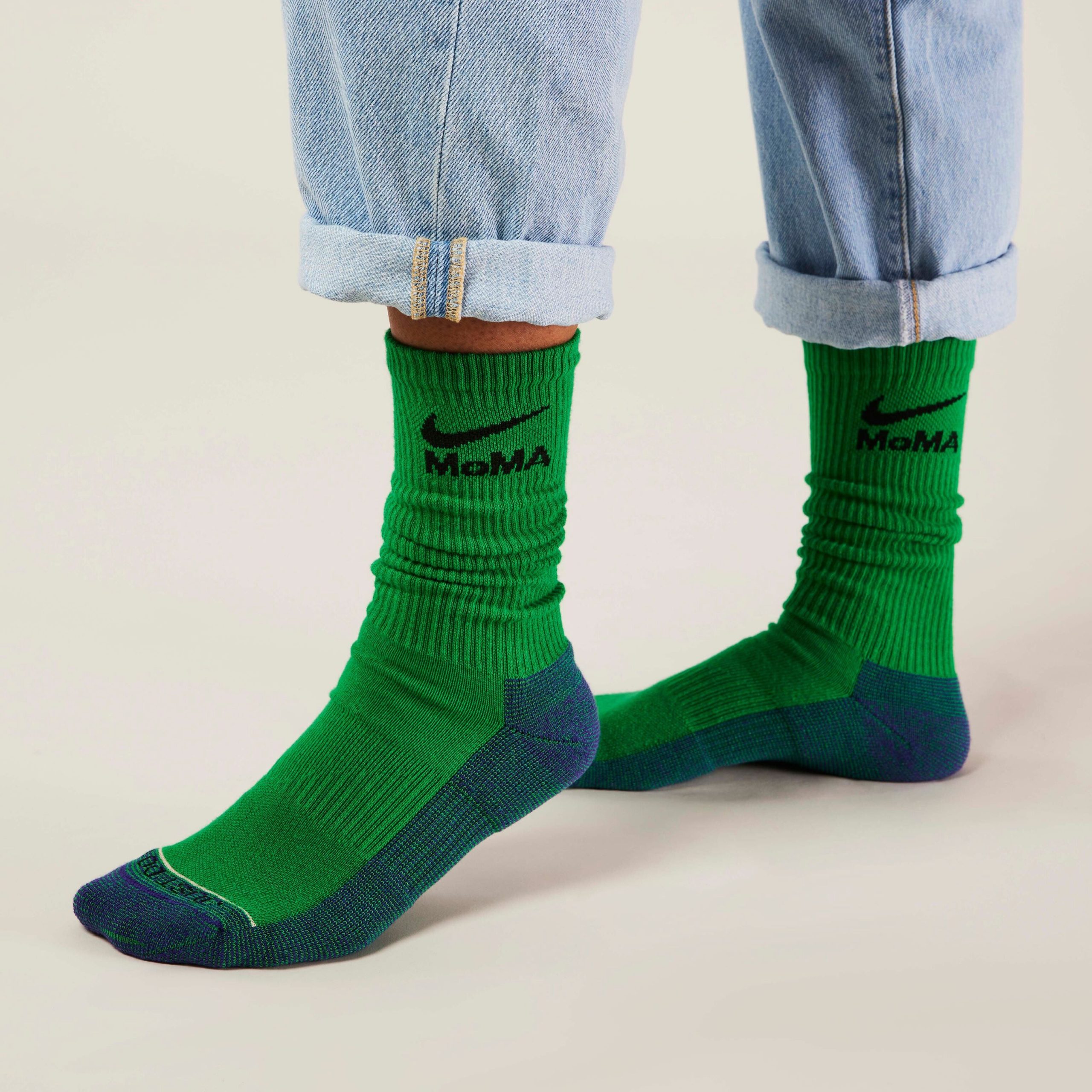 MoMA Nike Everyday Socks - Lucky Green - Image 2
