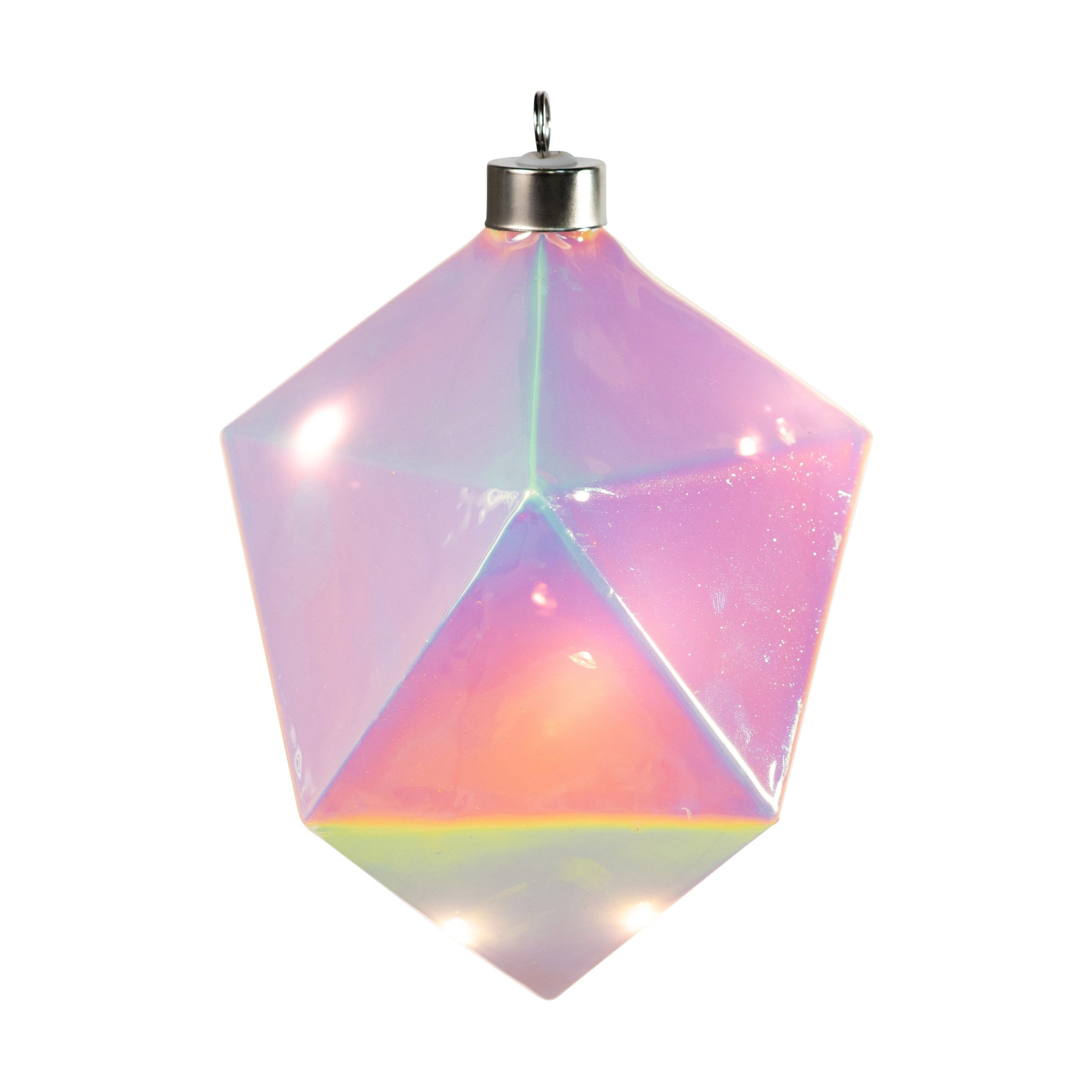 MoMA LED Winter Gems Glass Holiday Ornament - Prism