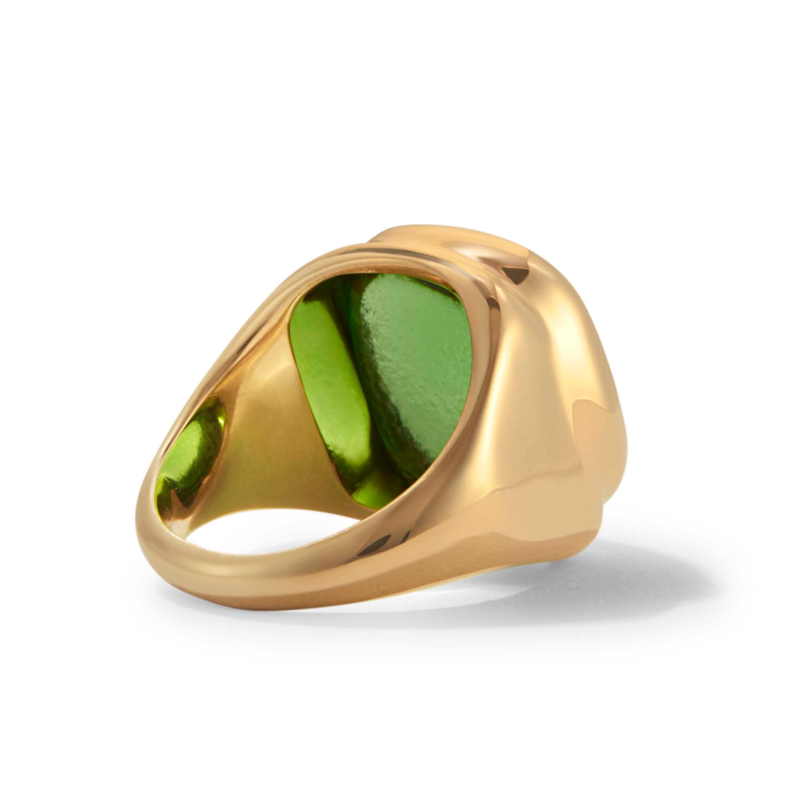 Soko Gold-Plated Umbo Square Statement Ring - Image 3