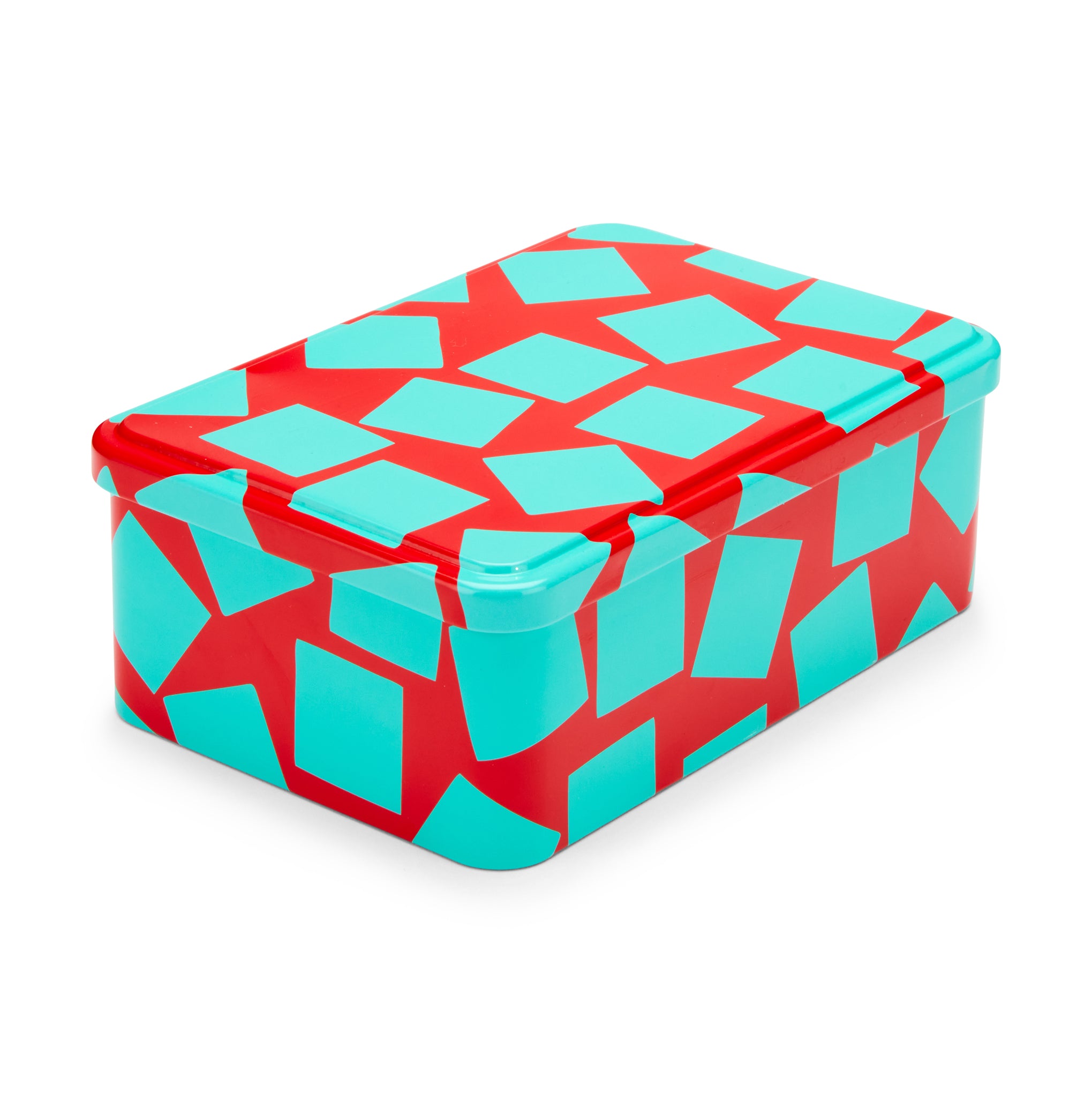 George Sowden Horizontal Tin - Red/ Turquoise - Image 3