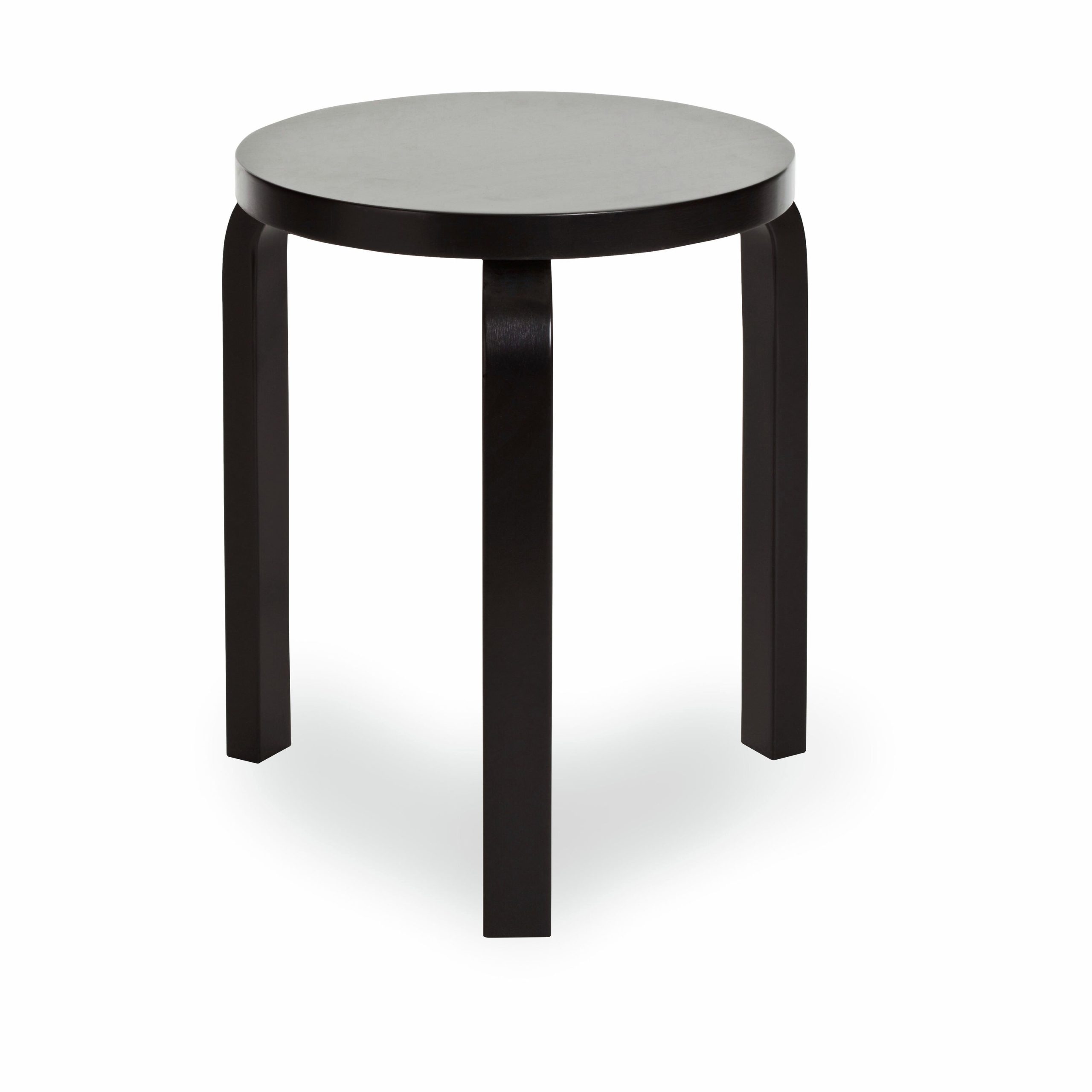 Artek Aalto Stacking Stool 60 - Black/ Black - Image 3