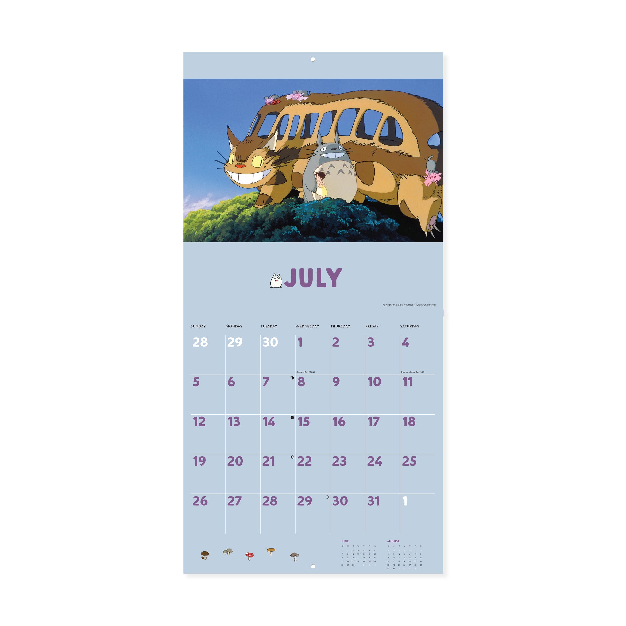 2026 My Neighbor Totoro Wall Calendar - Image 4
