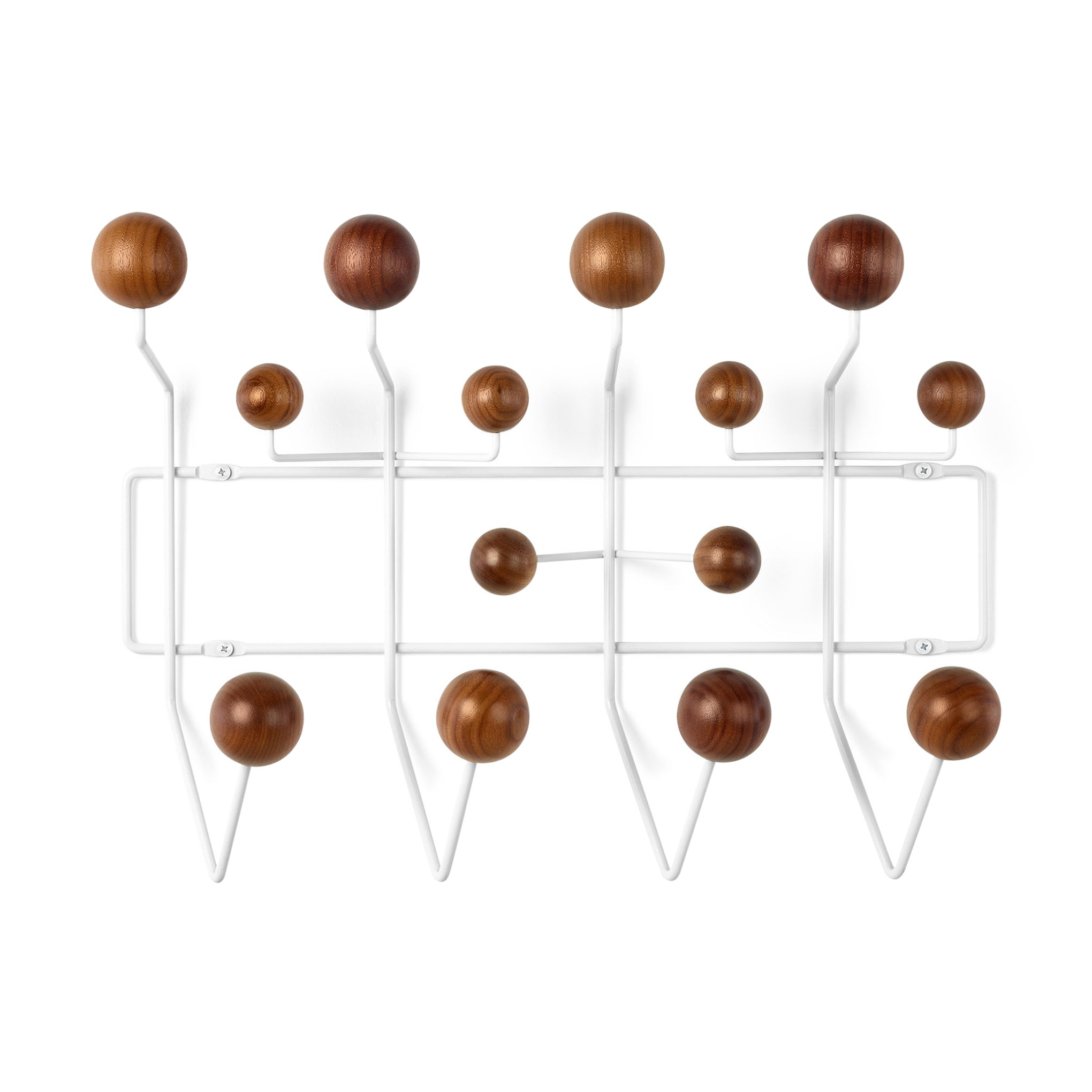 Eames® Hang-It-All Coat Rack from Herman Miller - White/ Walnut