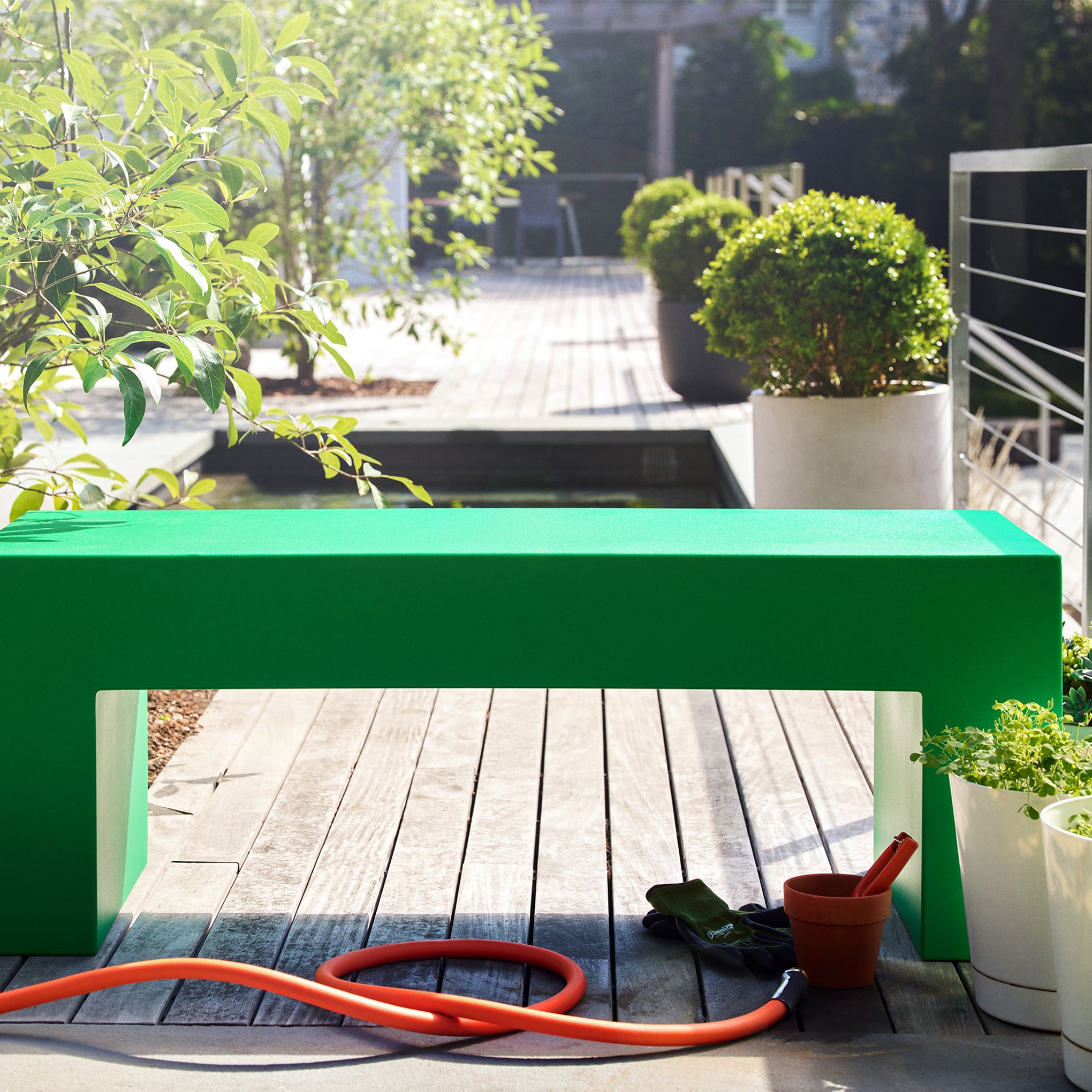 Vignelli Bench from Heller - Green - Image 4