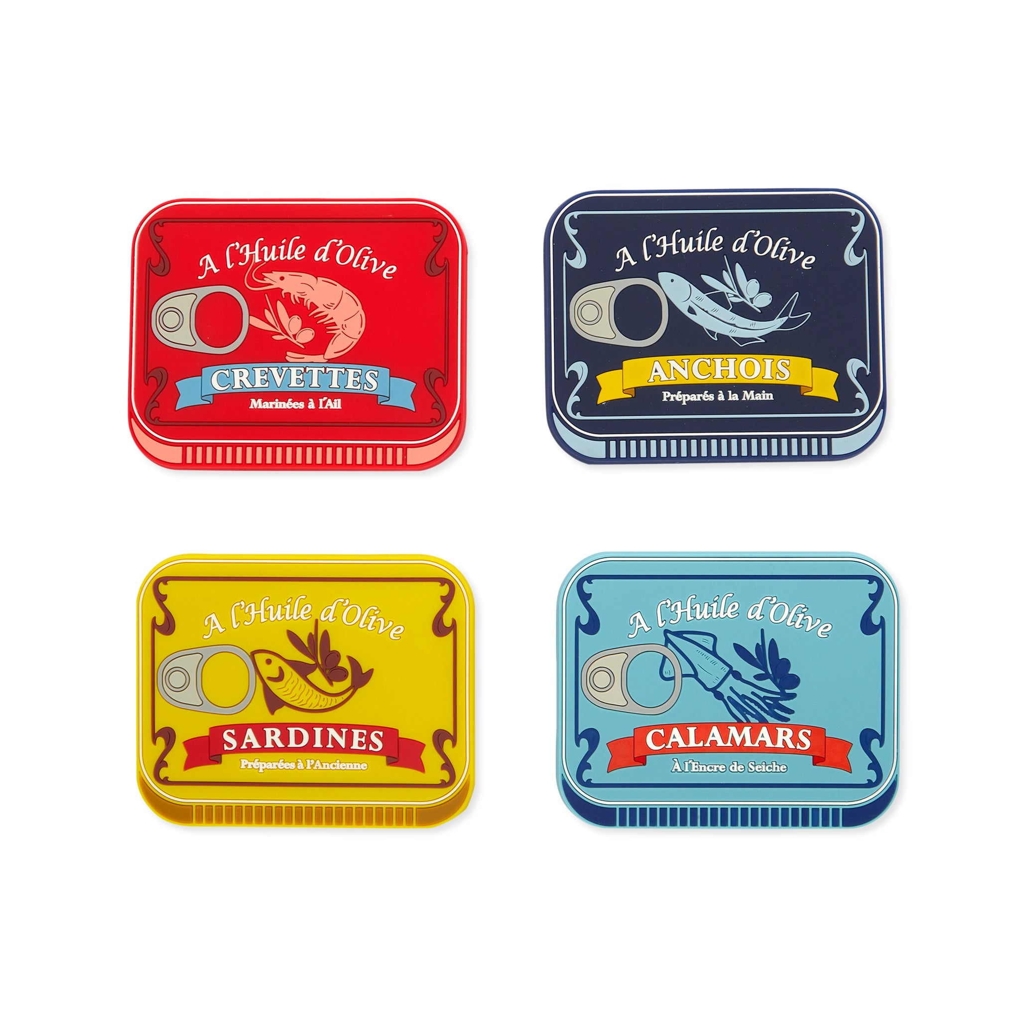 Conserverie Coasters - Set of 4