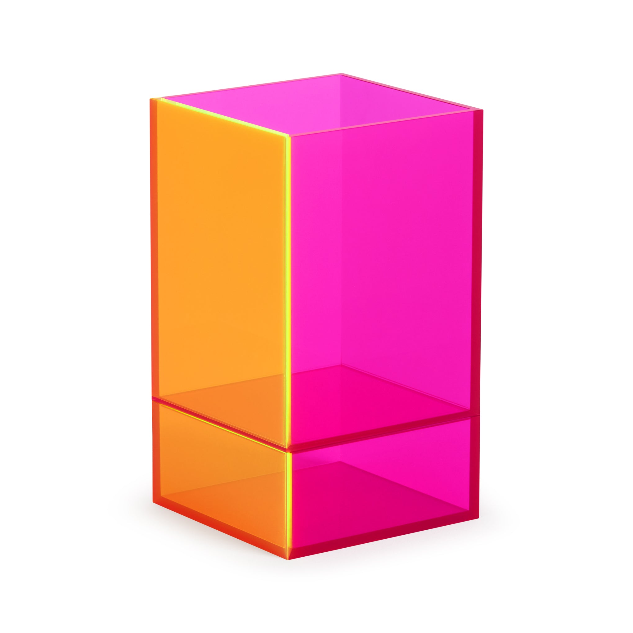 MoMA Colorplay Pen & Pencil Cup Holder - Amber/ Pink - Image 3