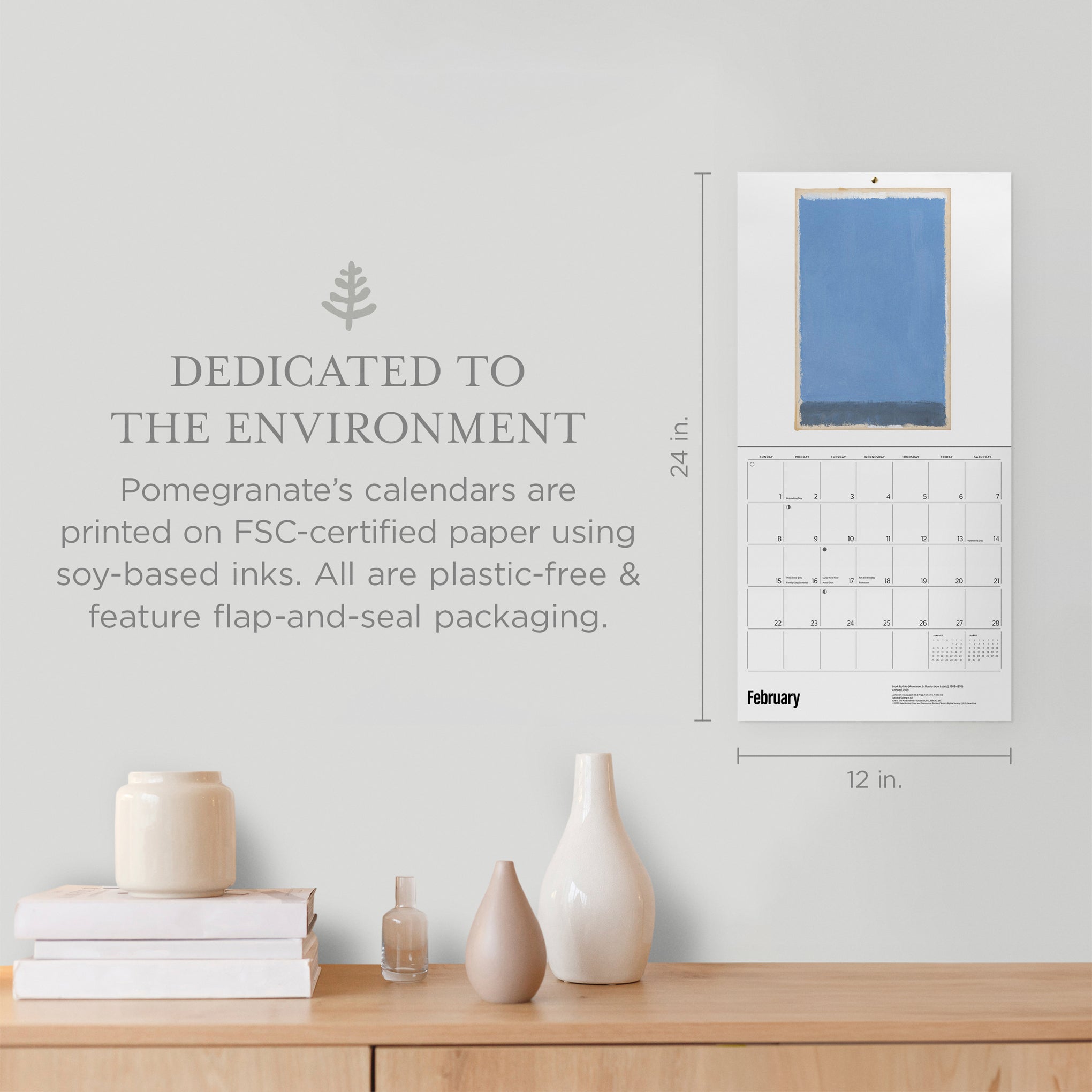 2026 Mark Rothko Wall Calendar - Image 2
