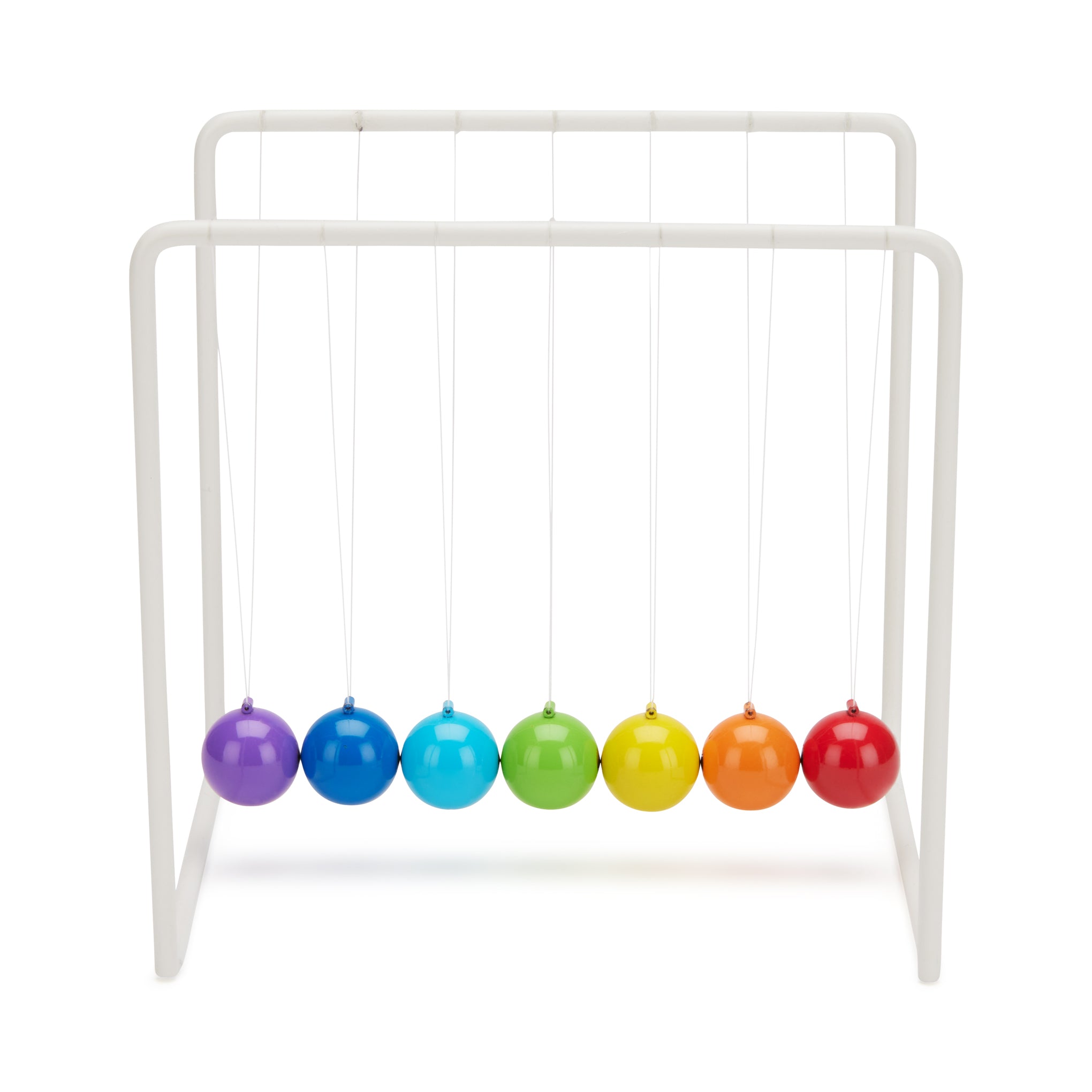 Colorful Newton's Cradle Desktop Toy - Image 4