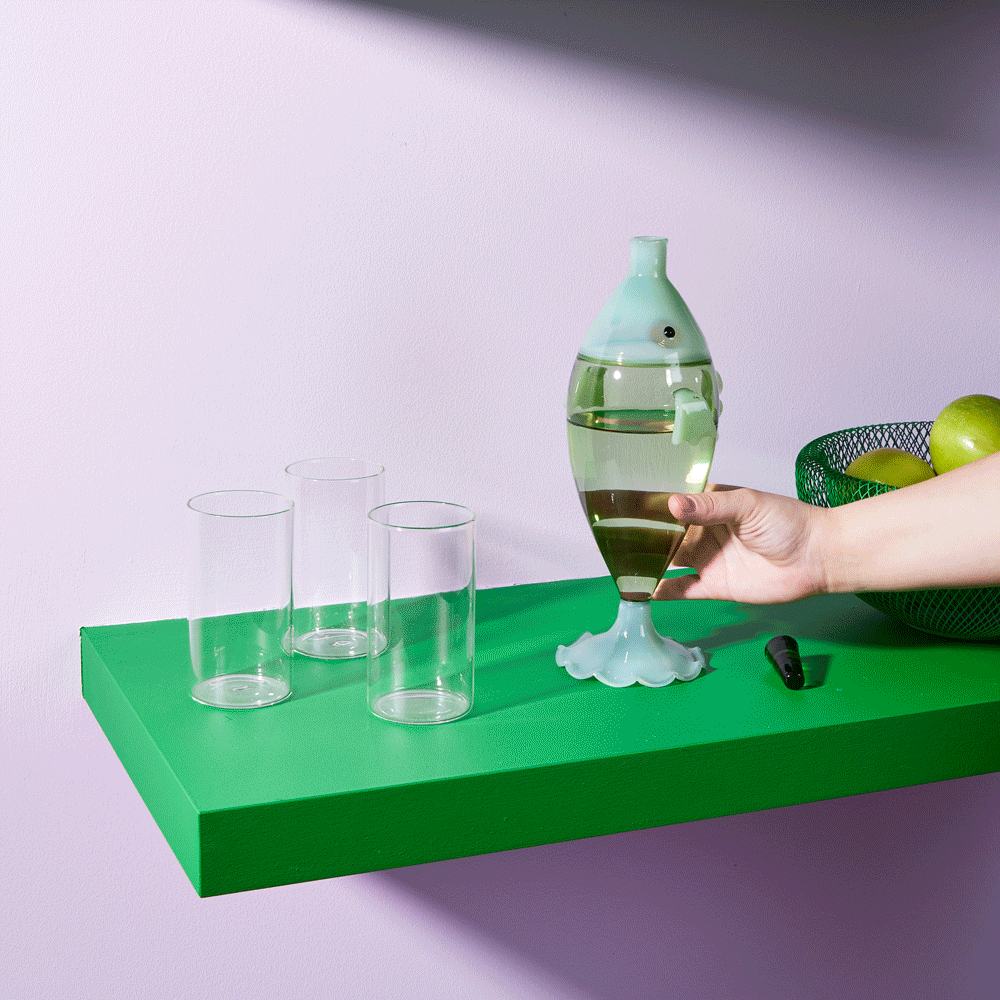 Fish Glass Bottle - Image 2