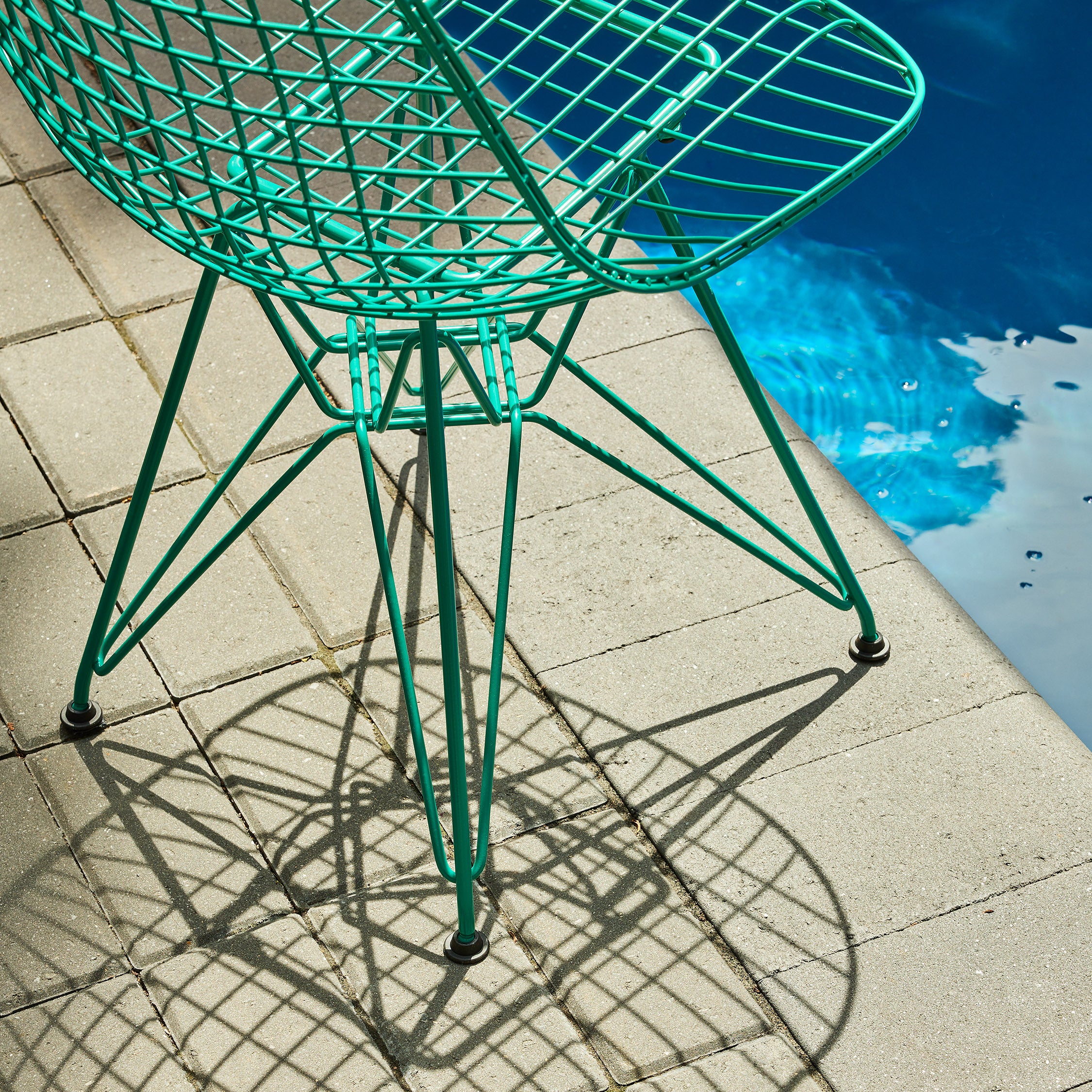 Herman Miller x HAY Eames Wire Chair - Mint Green - Image 3