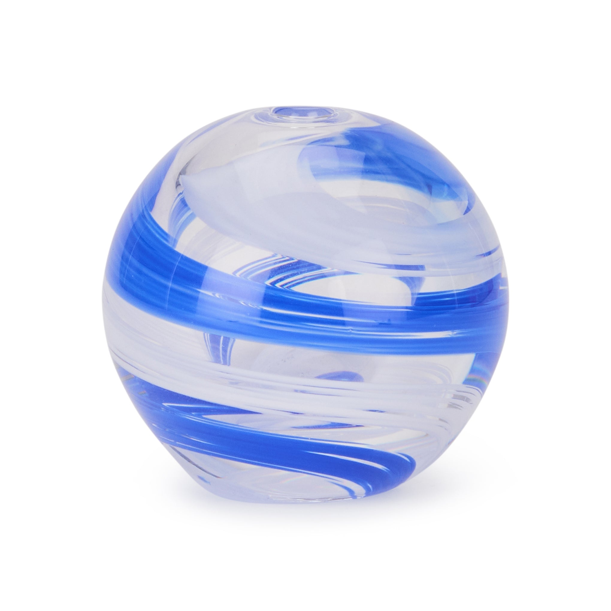 Hana Glass Bud Vase - Blue - Image 3