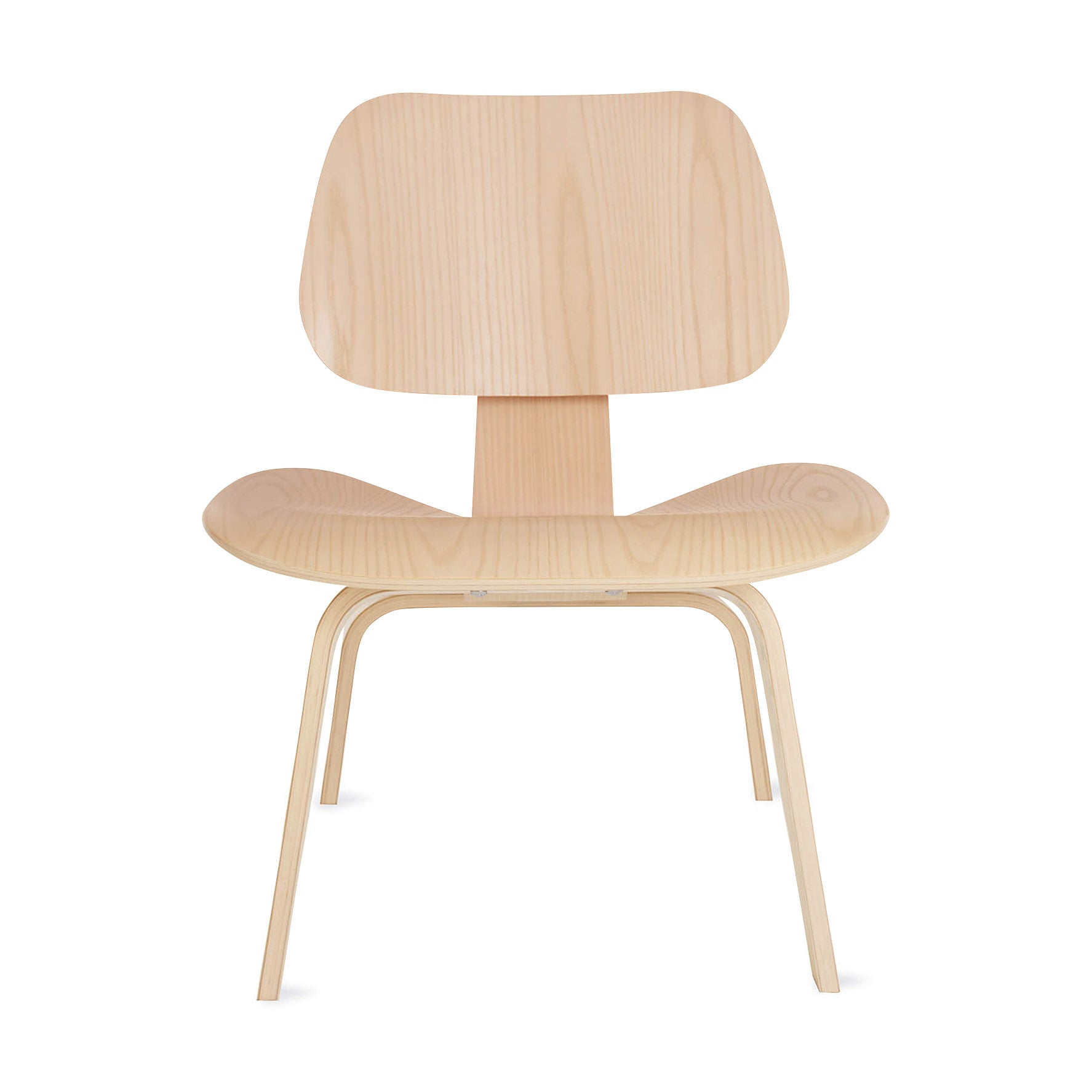 Eames® Molded Plywood Lounge Chair (LCW) from Herman Miller - White Ash