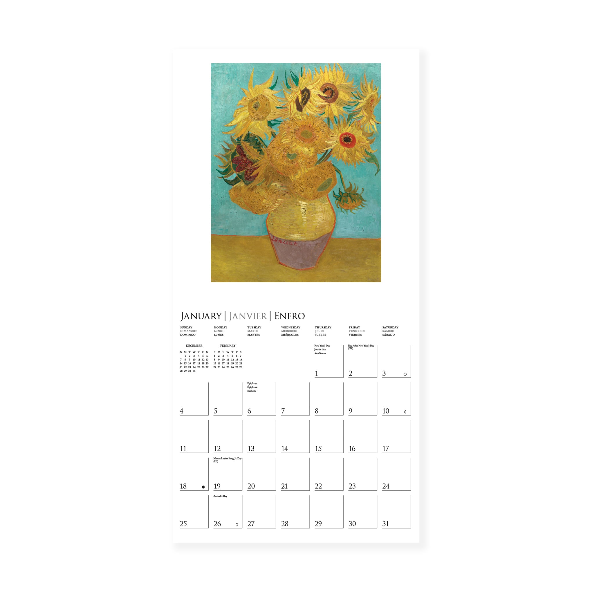 2026 Vincent van Gogh Mini Calendar - Image 2