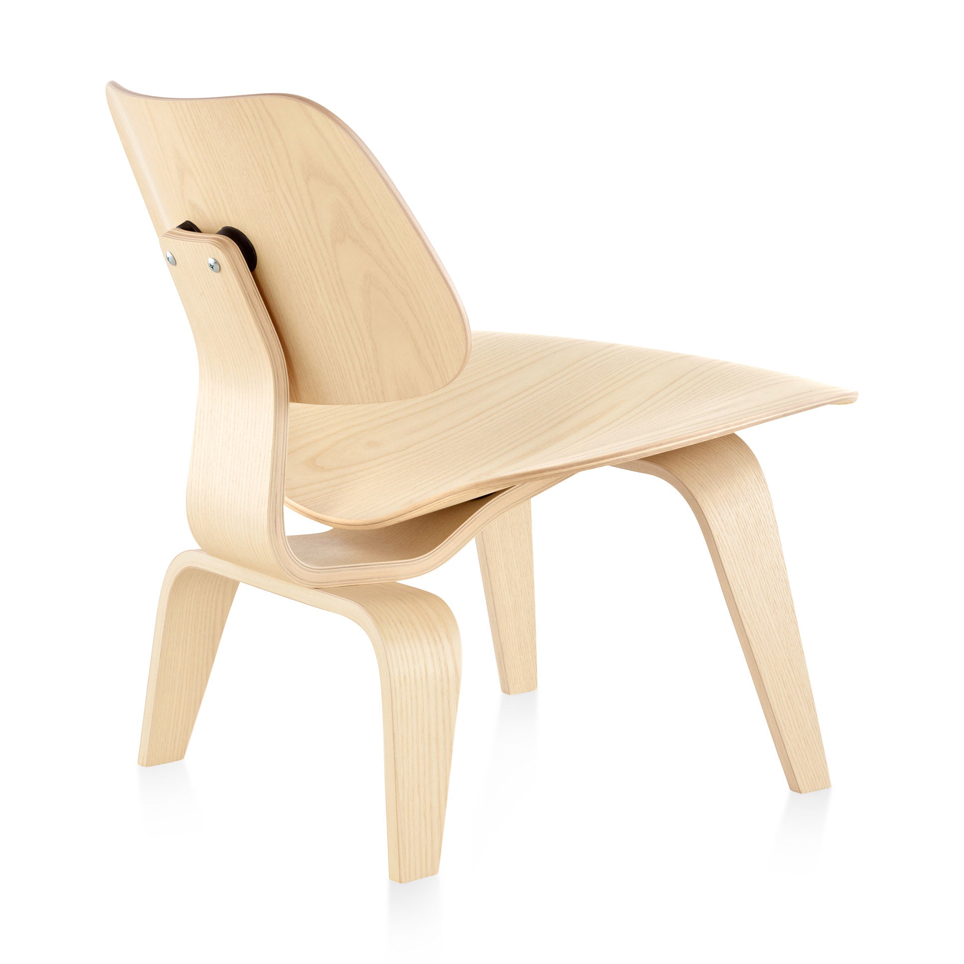 Eames® Molded Plywood Lounge Chair (LCW) from Herman Miller - White Ash - Image 4