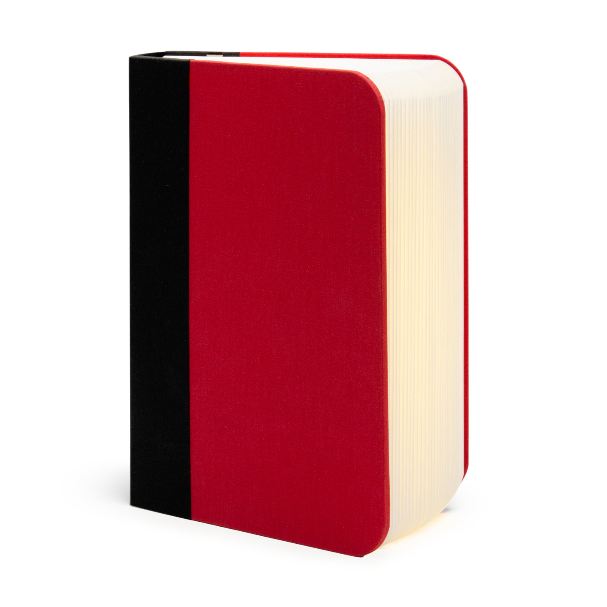 Lumio Book Lamp - Black/ Red - Image 4