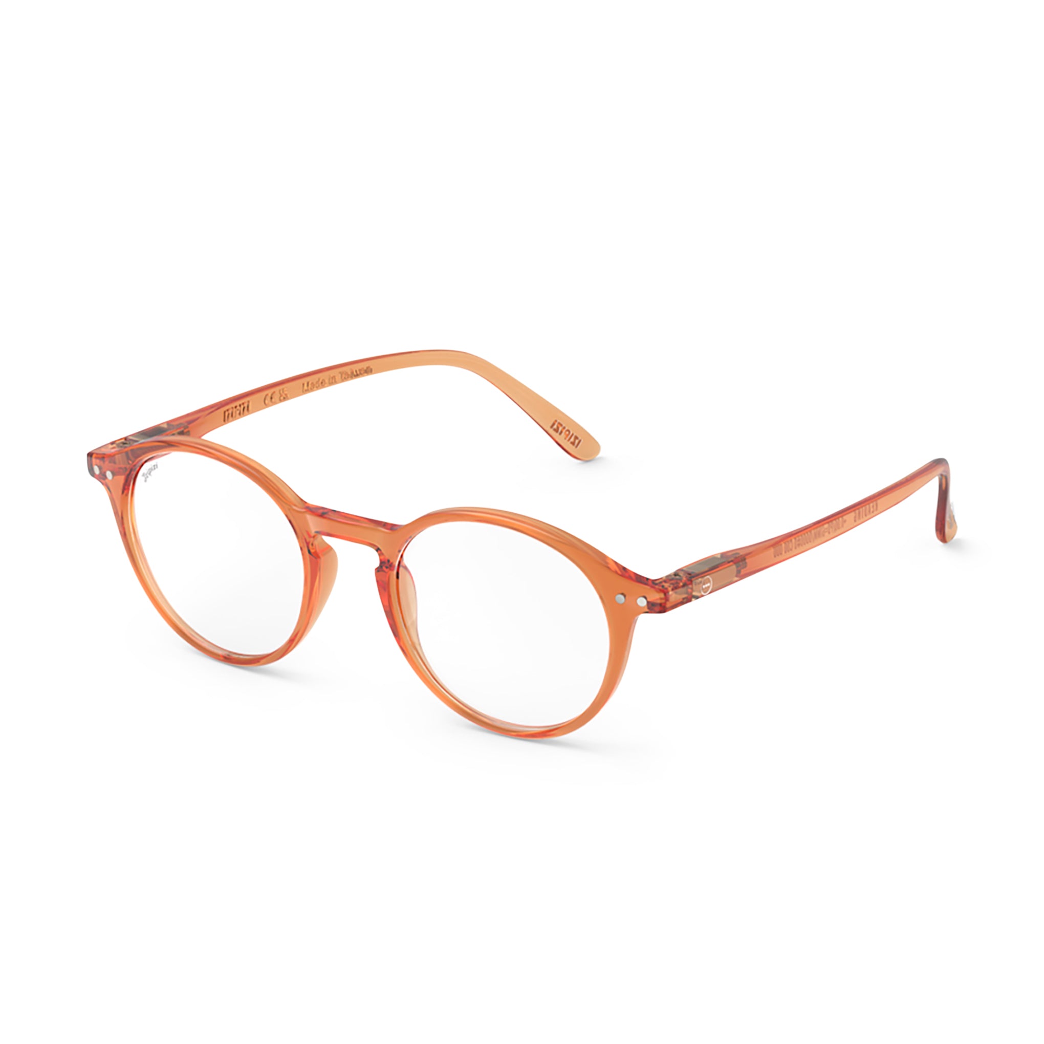 IZIPIZI Stadium Round Reading Glasses #D - Orange Smash - Image 2