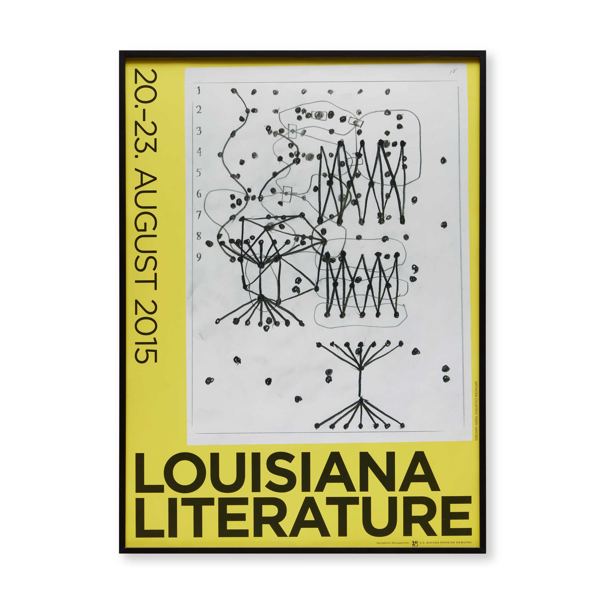 Terry Winters Literature 2015 Framed Poster