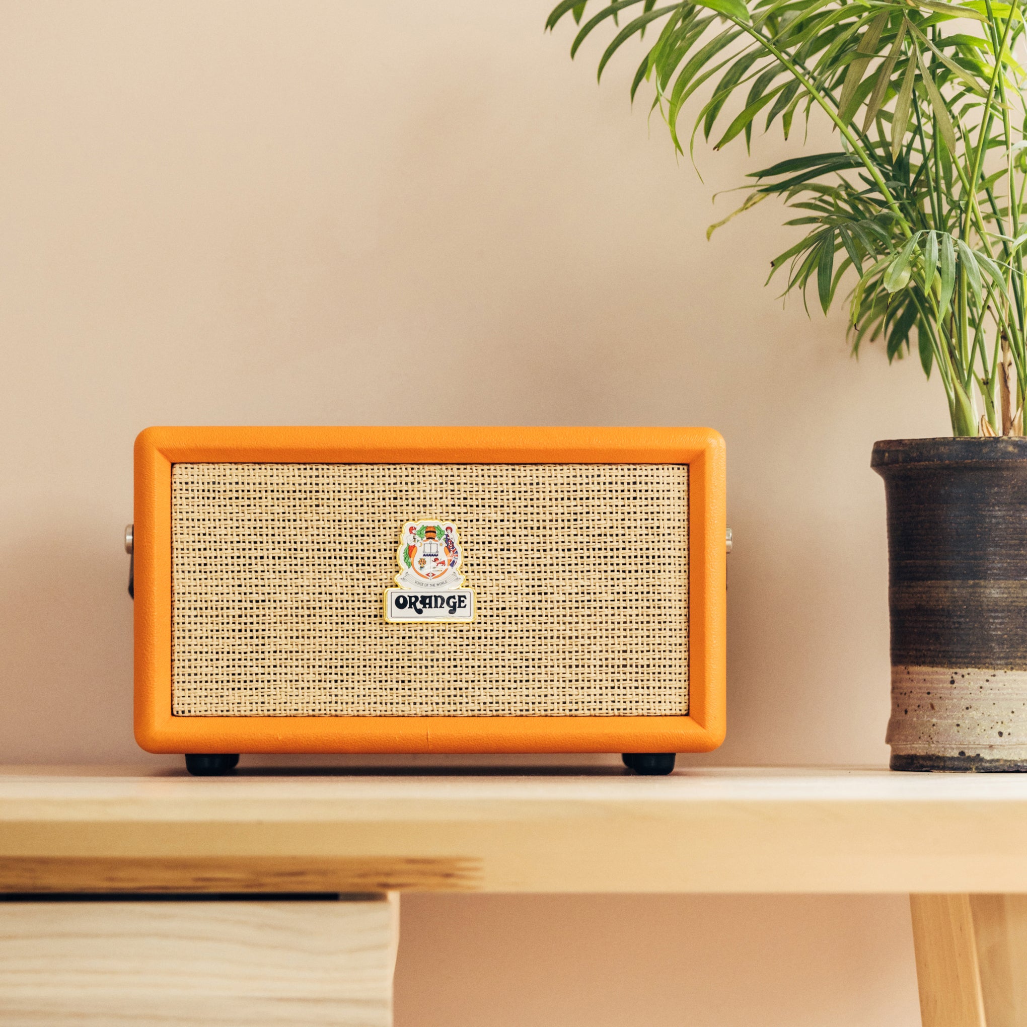 Orange Box Bluetooth Portable Speaker - Orange - Image 7