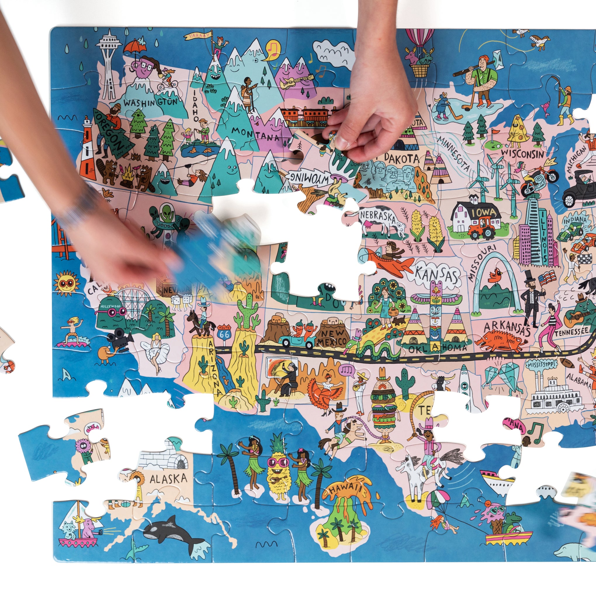 See the USA! Jigsaw Puzzle - 100 pieces - Image 2