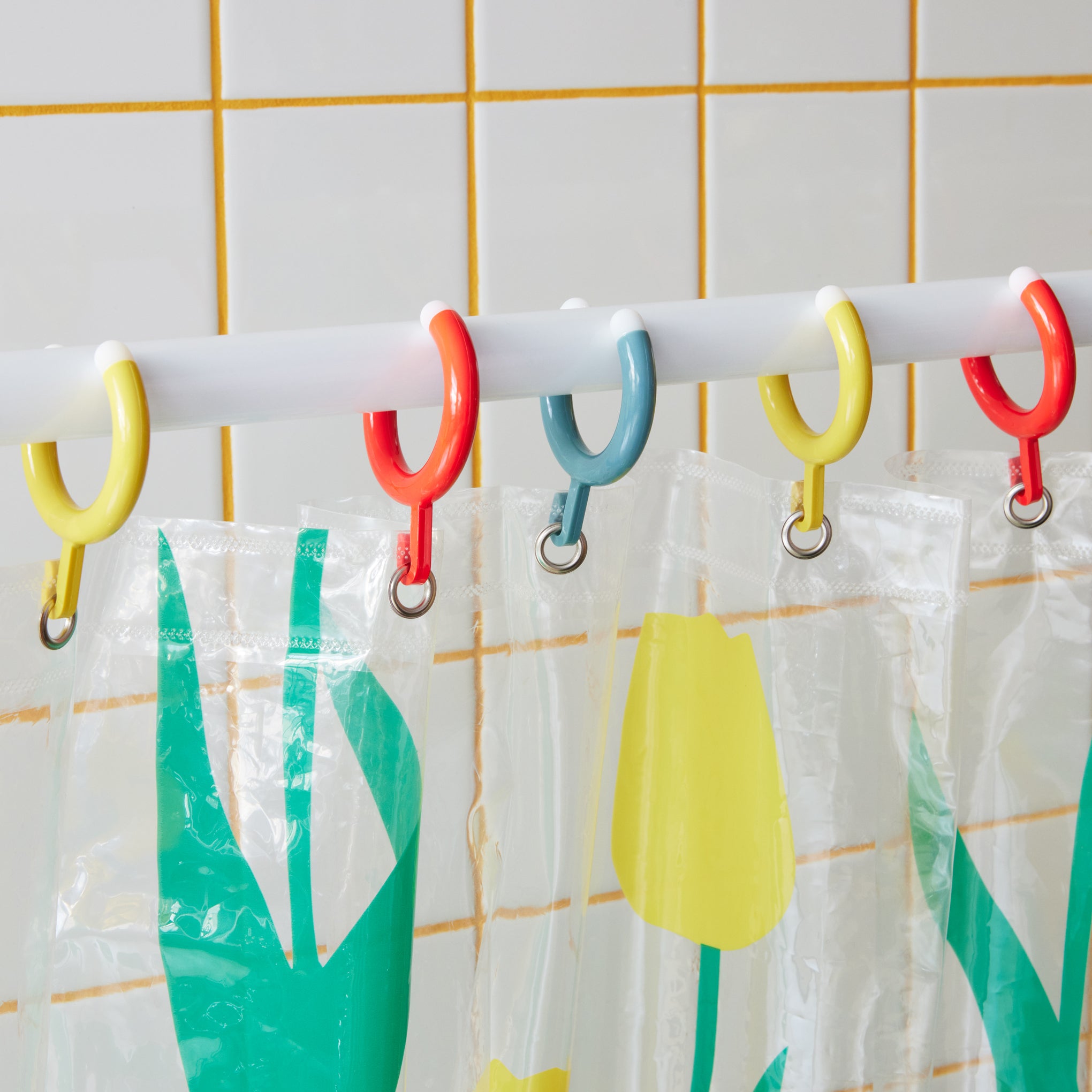 Hewi Shower Curtain Hooks - Set of 12 - Multi - Image 2