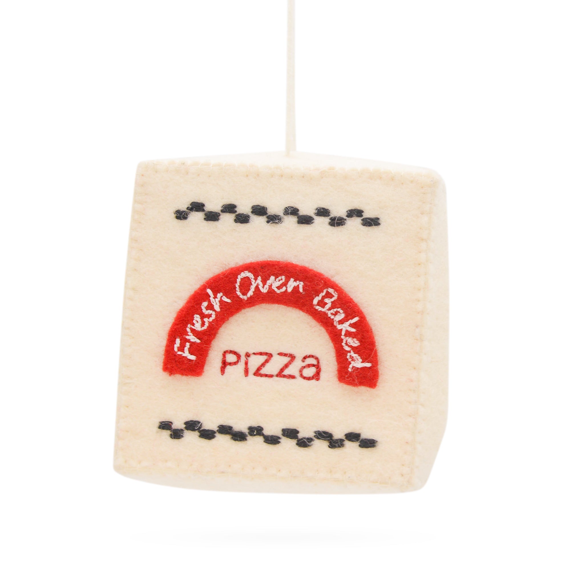 NYC Felt Ornament - Pizza Box