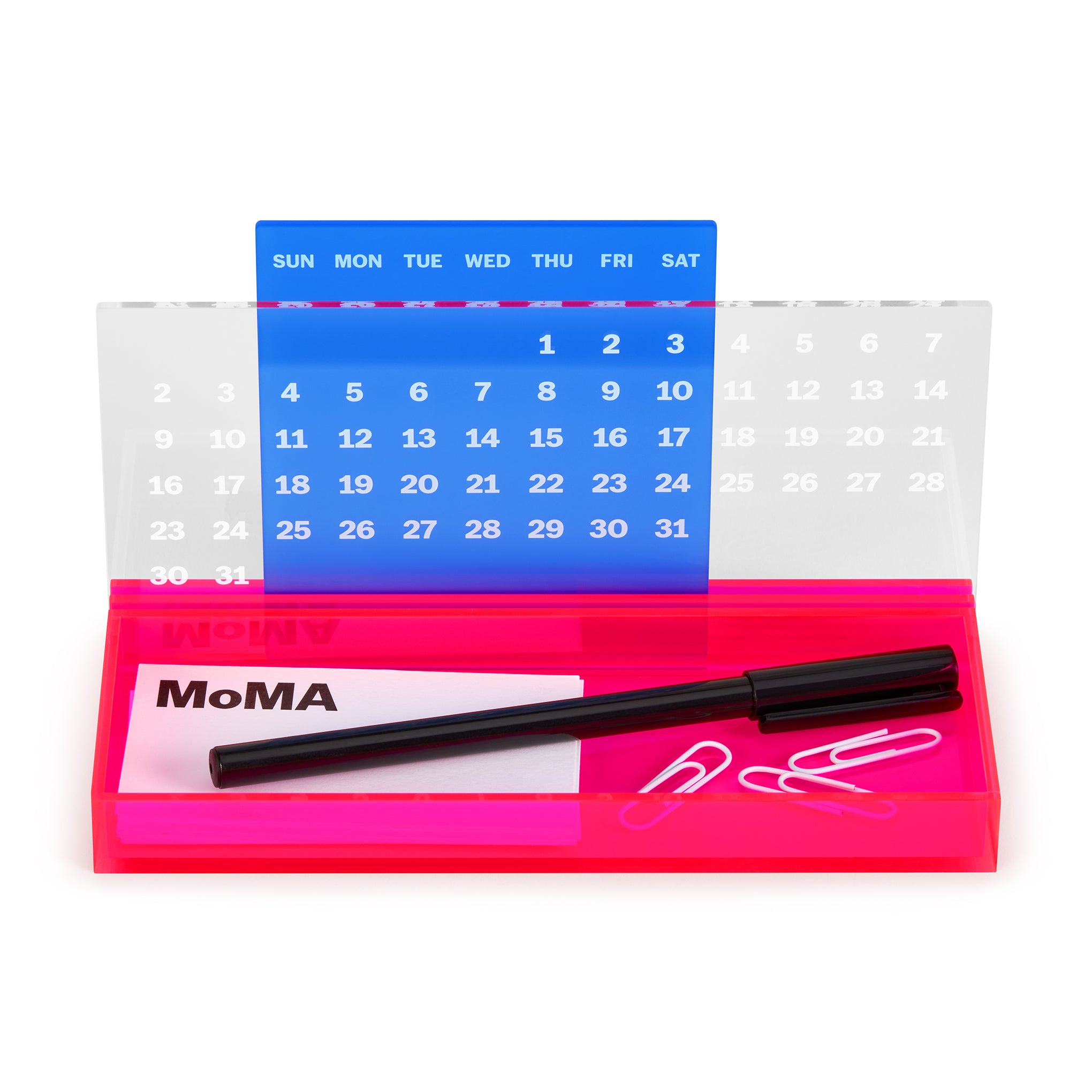 MoMA Colorplay Perpetual Calendar and Organizer - Blue - Image 4