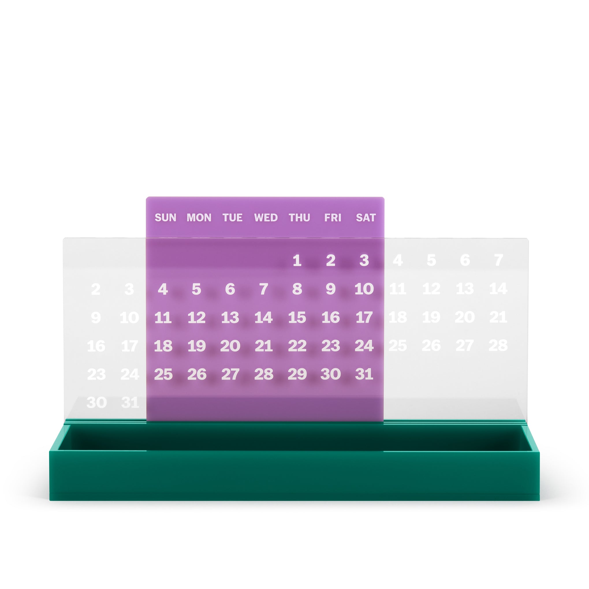 MoMA Colorplay Perpetual Calendar and Organizer - Pink - Image 3