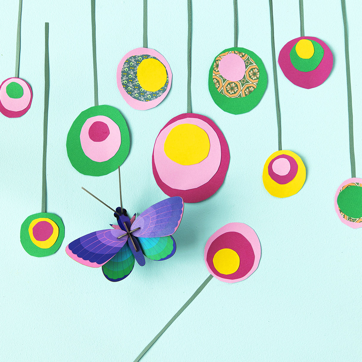 3D DIY Decorative Insects - Blue Copper Bfly - Image 2