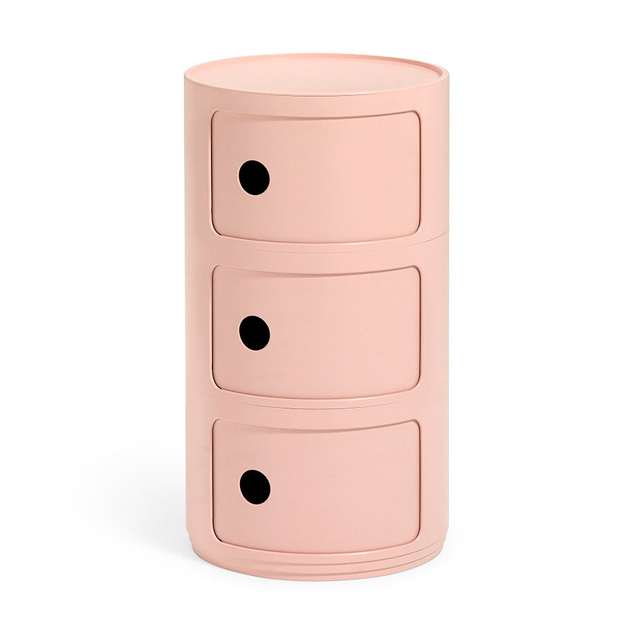 Kartell Bio Componibili 3 Tier Storage - Pink