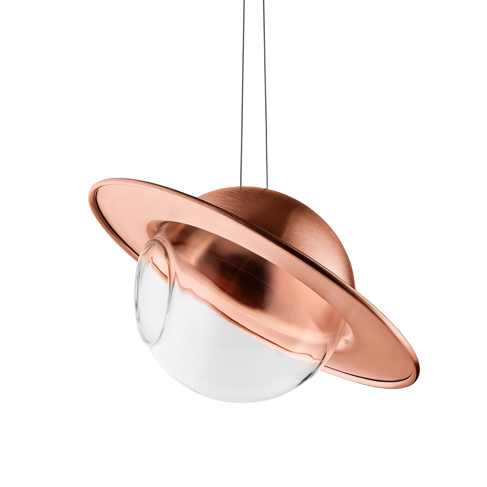 Saturn Bird Feeder with Copper Roof - Image 3