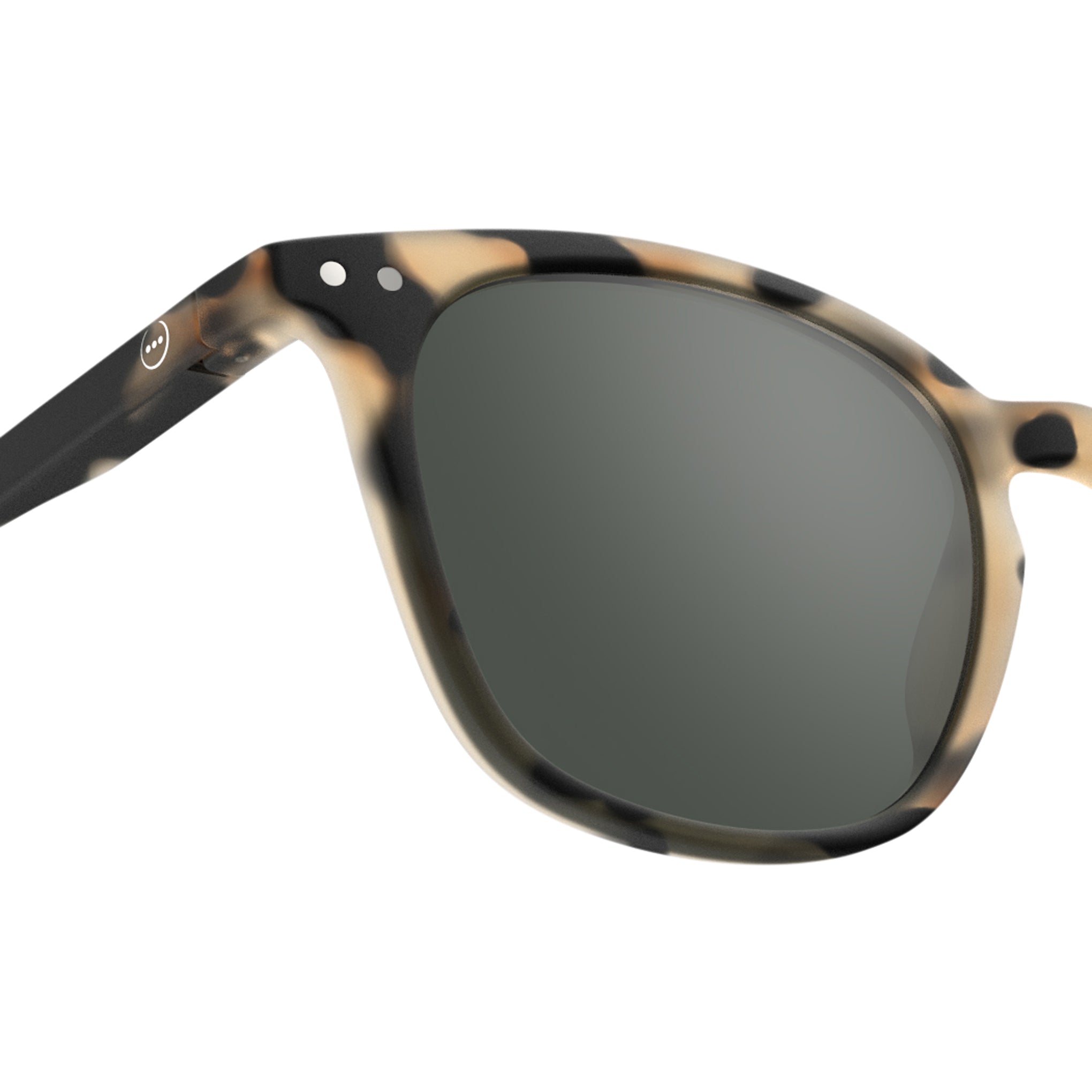 IZIPIZI Tapered Square Sunglasses #E - Light Tortoise - Image 3